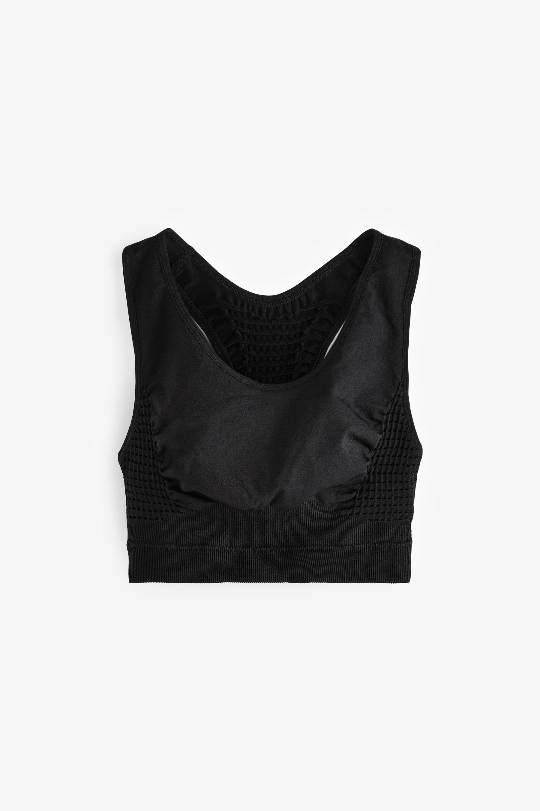 Next Crop-Top Nahtloses Sportoberteil mit Ringerrücken günstig online kaufen