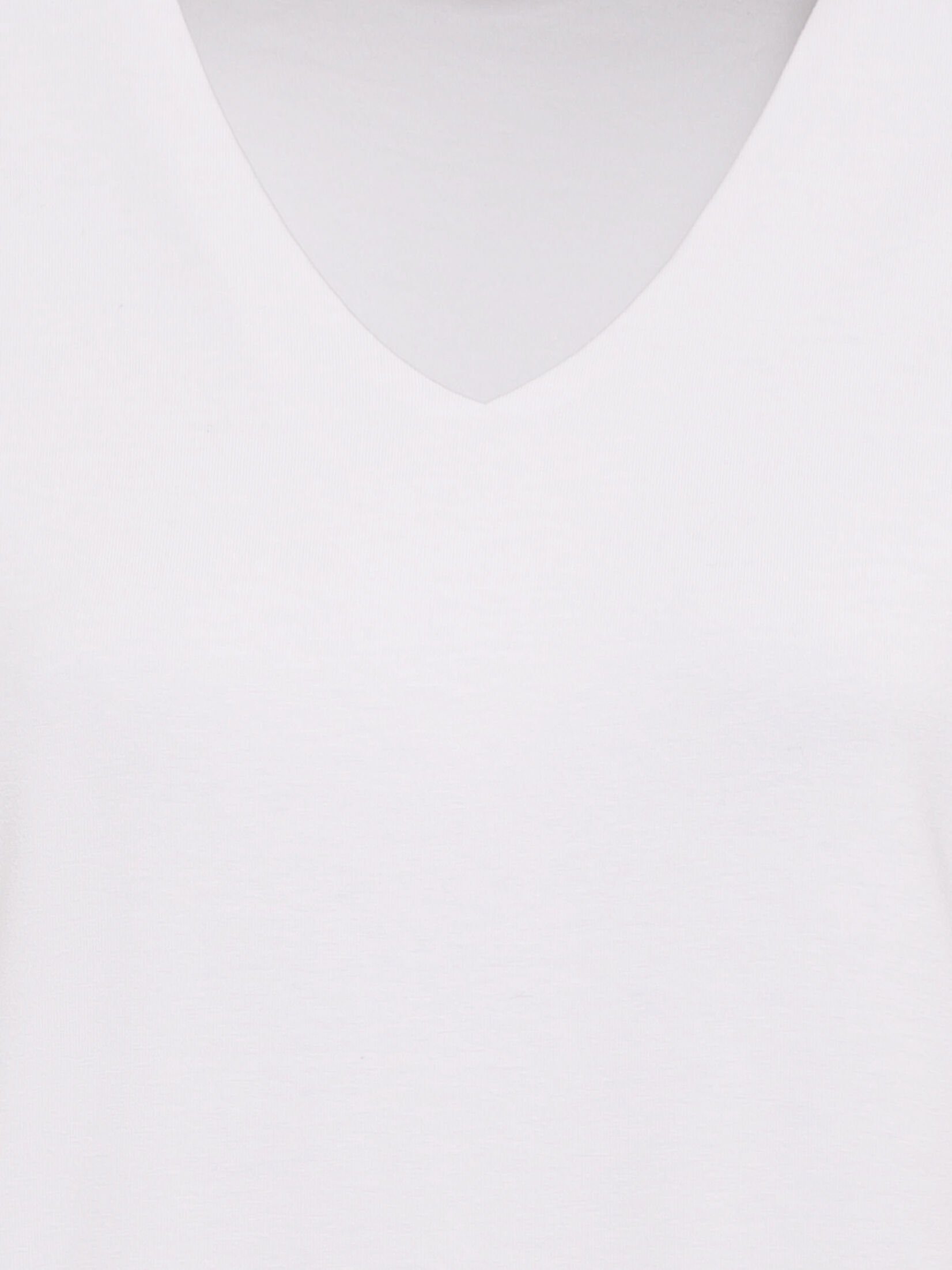 V-Shirt im Olsen White Uni-Look