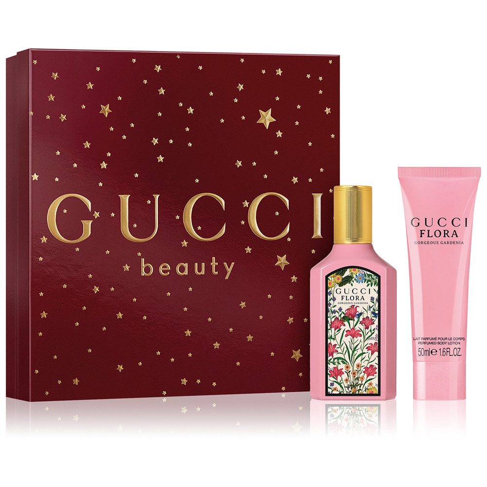 GUCCI Pflege-Geschenkset Gucci Flora Gorgeous Gardenia Geschenkset für Damen, 2-tlg., Duftset mit eleganten Verpackungselementen