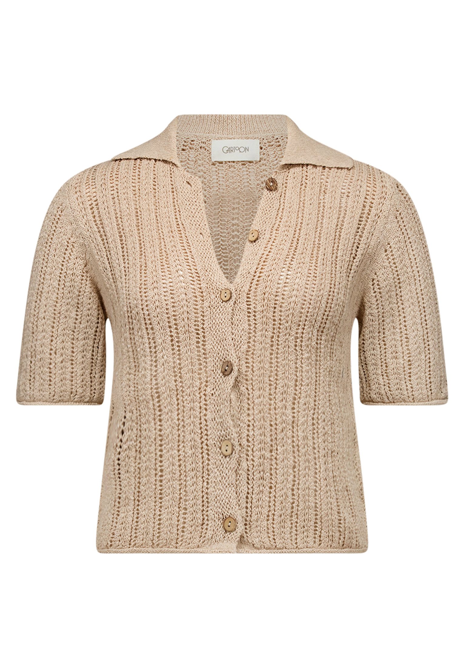 Cartoon Strickjacke Damen, Strick mit Knopfleiste (1-tlg)