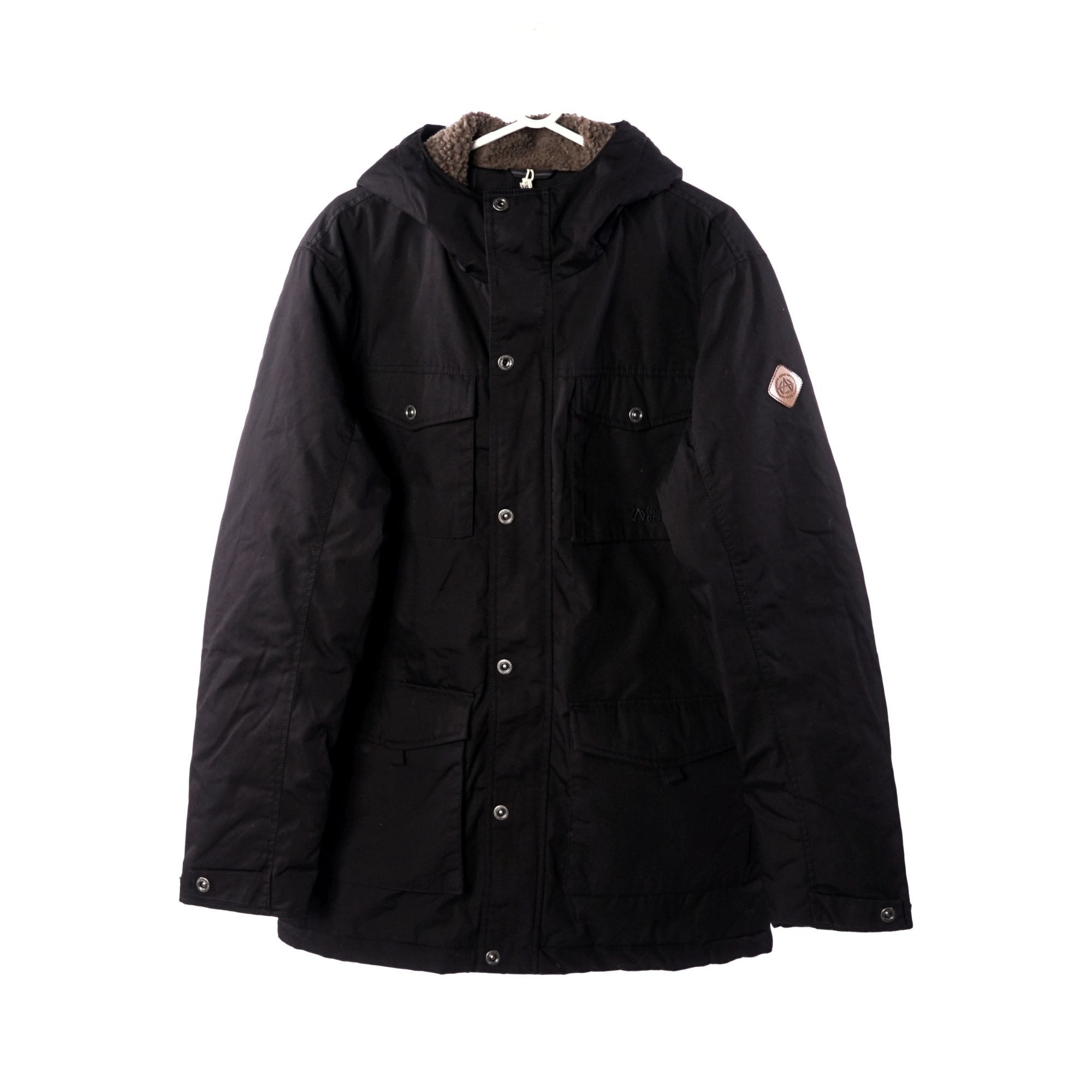 North Bend Outdoorjacke North Bend LMT Parka Herren Größe L schwarz -