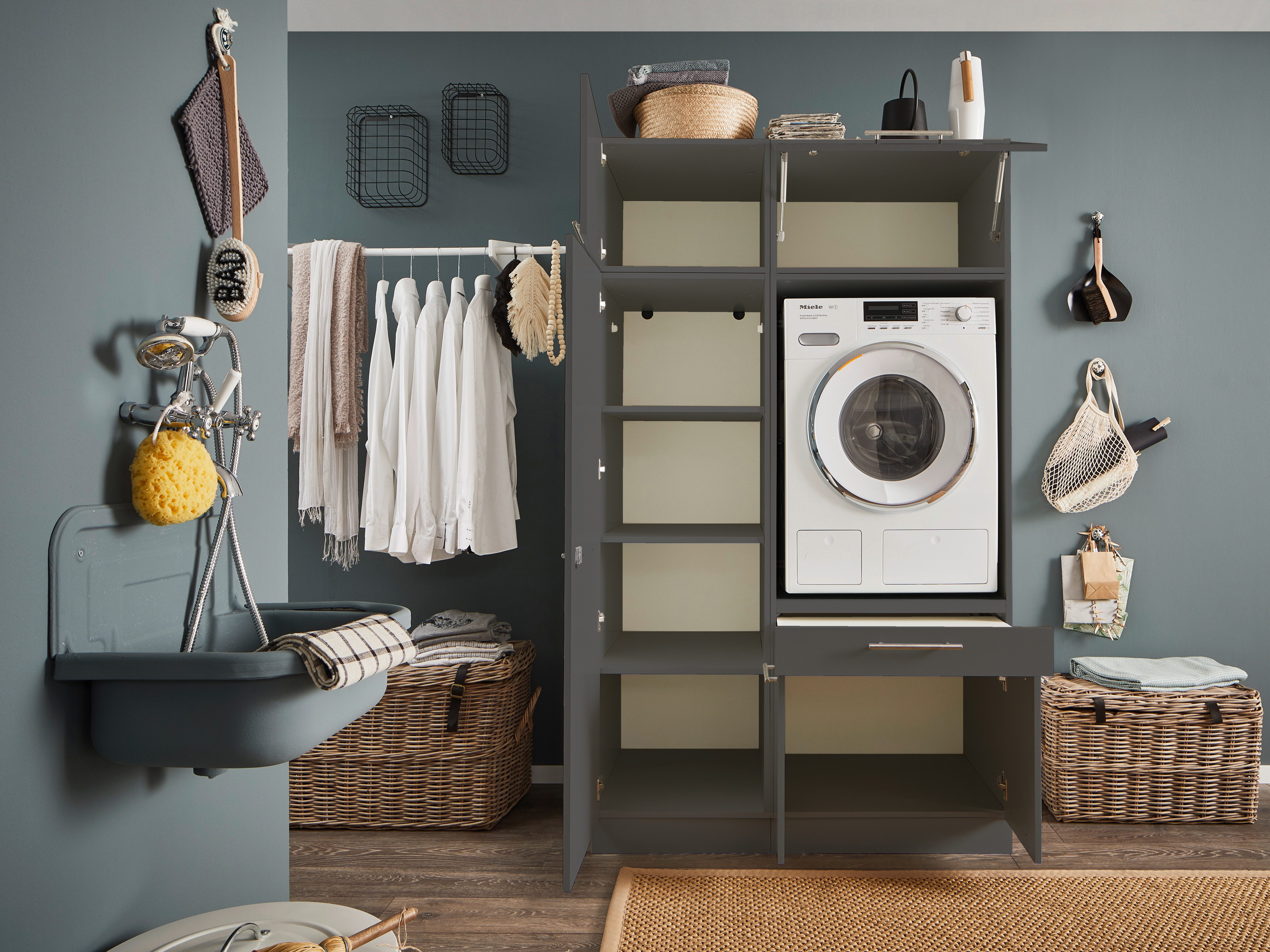 Laundreezy Mehrzweckschrank-Set LAUNDREEZY LDSK7, Breite 117,5 günstig online kaufen