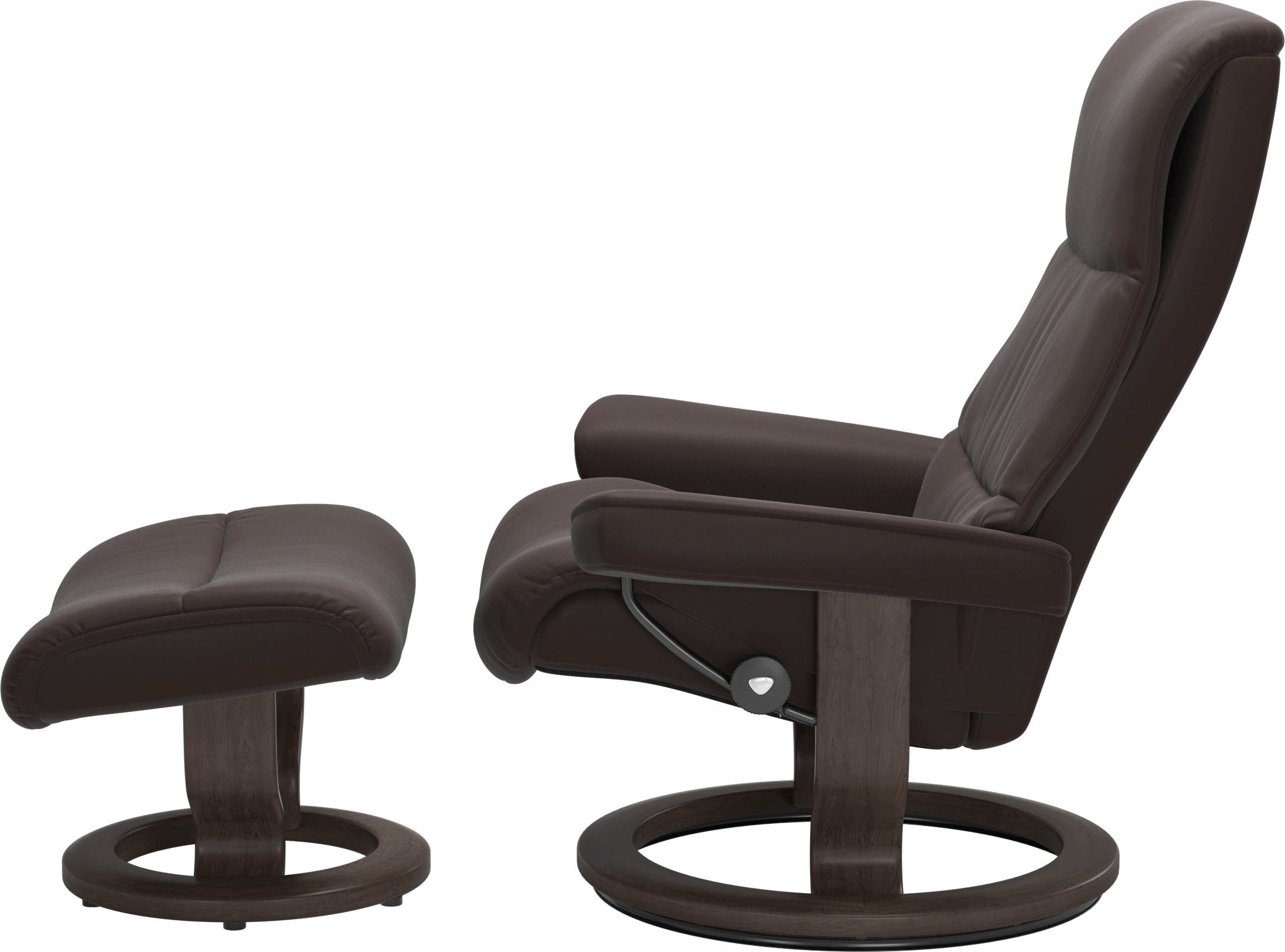 Stressless® Relaxsessel View, mit Classic Größe Base, Wenge S,Gestell