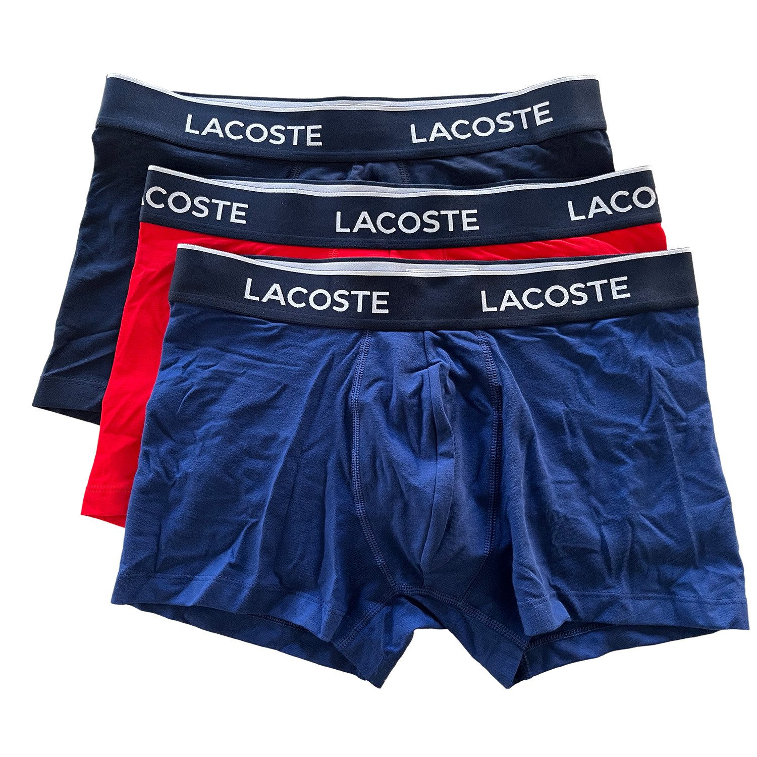 Lacoste Trunk 3er Pack Boxershorts Casual günstig online kaufen
