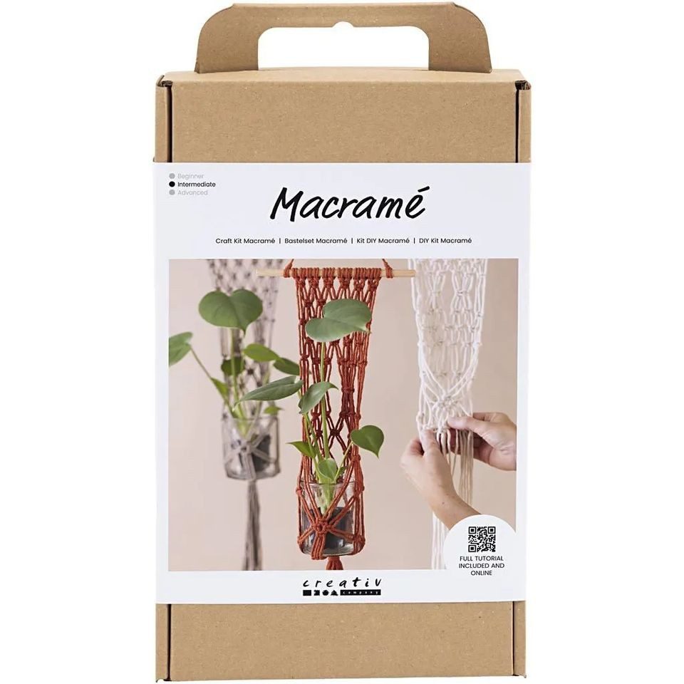 creativ company Kreativset Macramé Blumenaufhänger