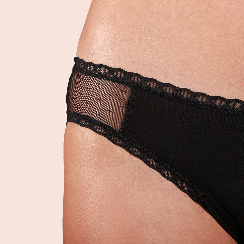 Taynie Periodenslip Lady Ultra - Periodenunterwäsche sehr starke Blutung - Damen (1-St., 1er-Pack) Auslaufsichere Periodenunterwäsche / Periodenslip aus Bio-Baumwolle