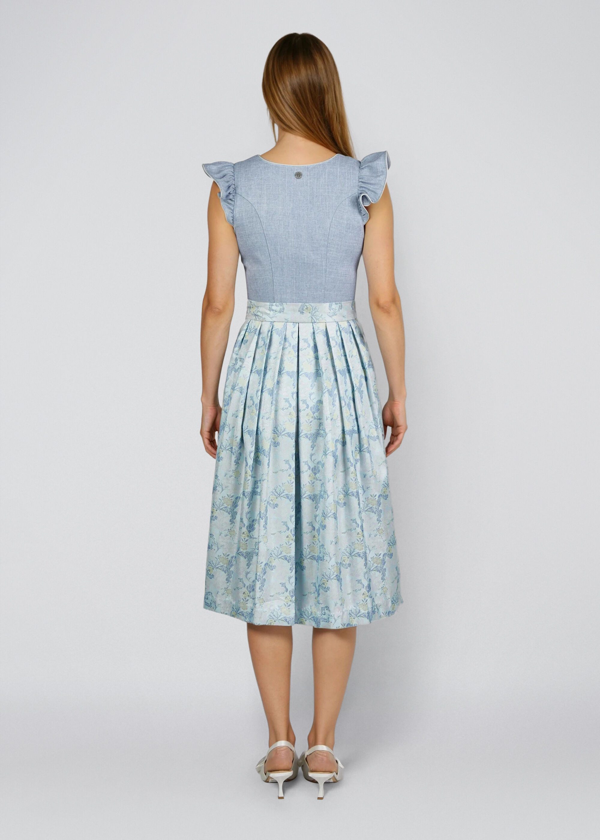 Spieth & Wensky Dirndl Hadi (1-tlg) Schürze mit zartem Blumenprint
