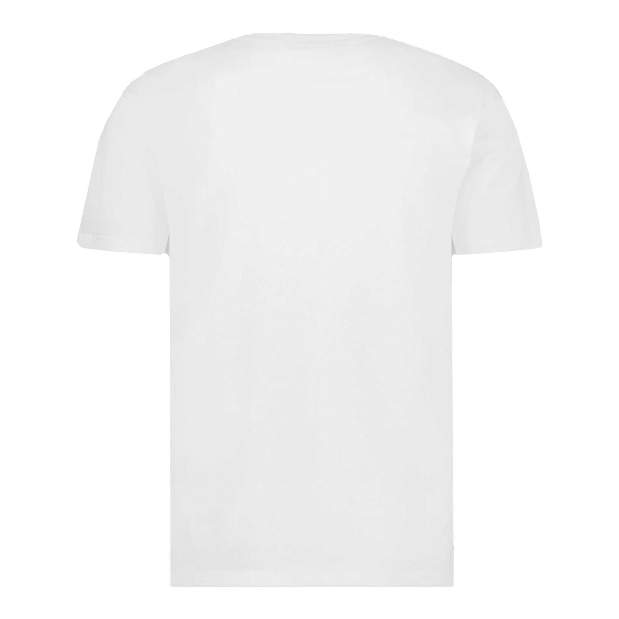 - T-Shirt T-Shirt T-Shirt, Weiß Herren Straight BALR. Brand Rundhals