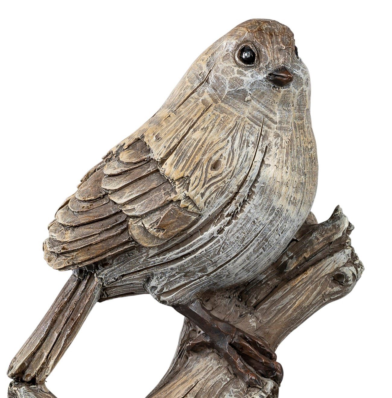 dekojohnson Dekofigur Deko-Vogel auf 12x6x16cm AST einem Gartenfigur