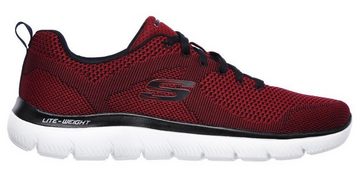 Skechers SUMMITS Sneaker mit gepolstertem Schaftrand, Freizeitschuh, Halbschuh, Schnürschuh