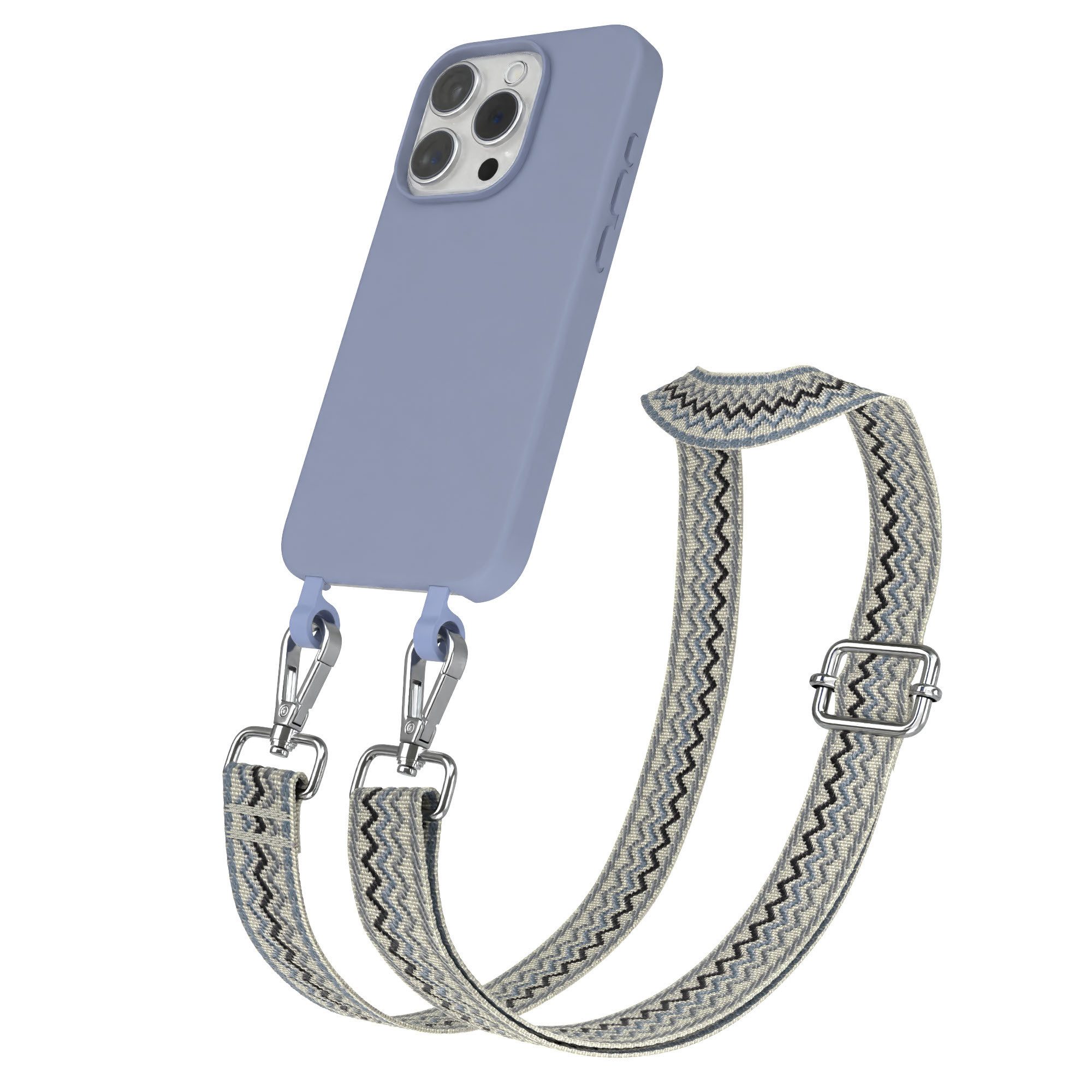 Handykette 2in1 TPU Hülle mit Band für Apple iPhone 15 Pro