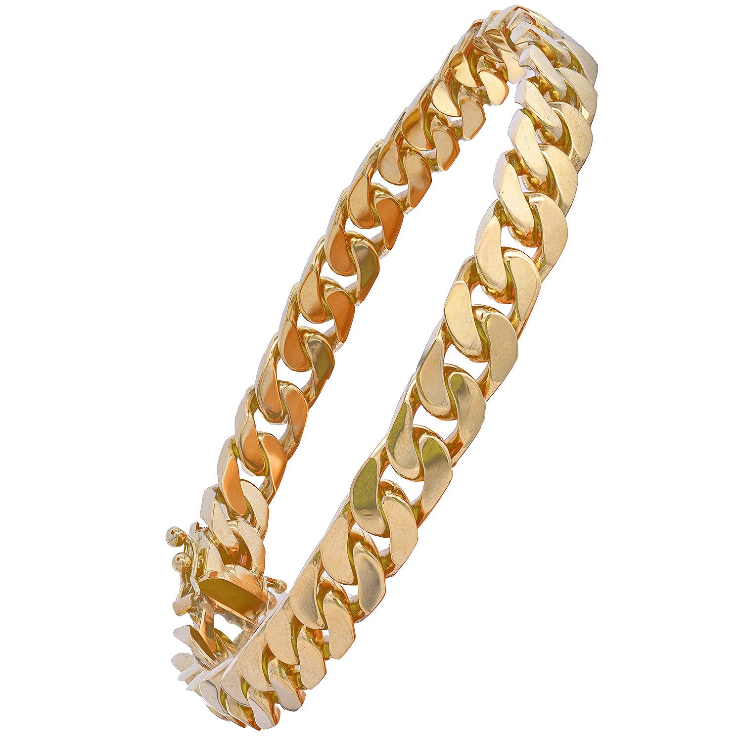 HOPLO Goldarmband Goldarmband Panzerkette Breite 7,0 günstig online kaufen