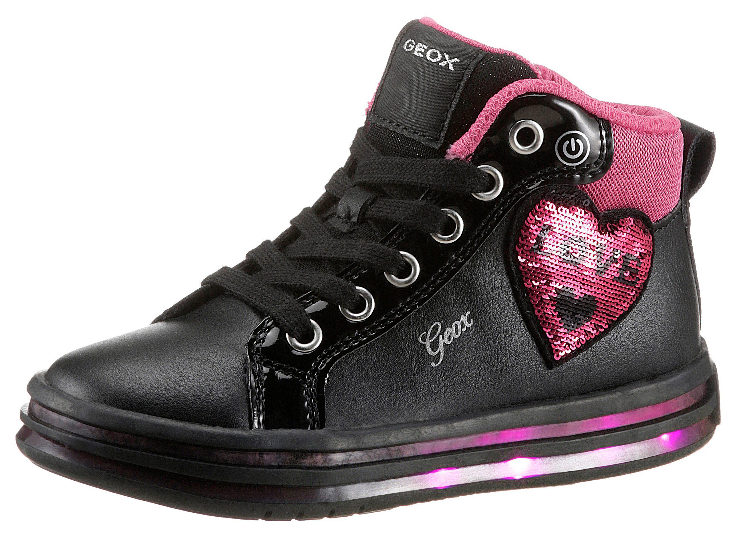 Geox Kids »J Pawnee Girl Blinkschuh« Sneaker mit Blinkfunktion in der  Laufsohle online kaufen | OTTO