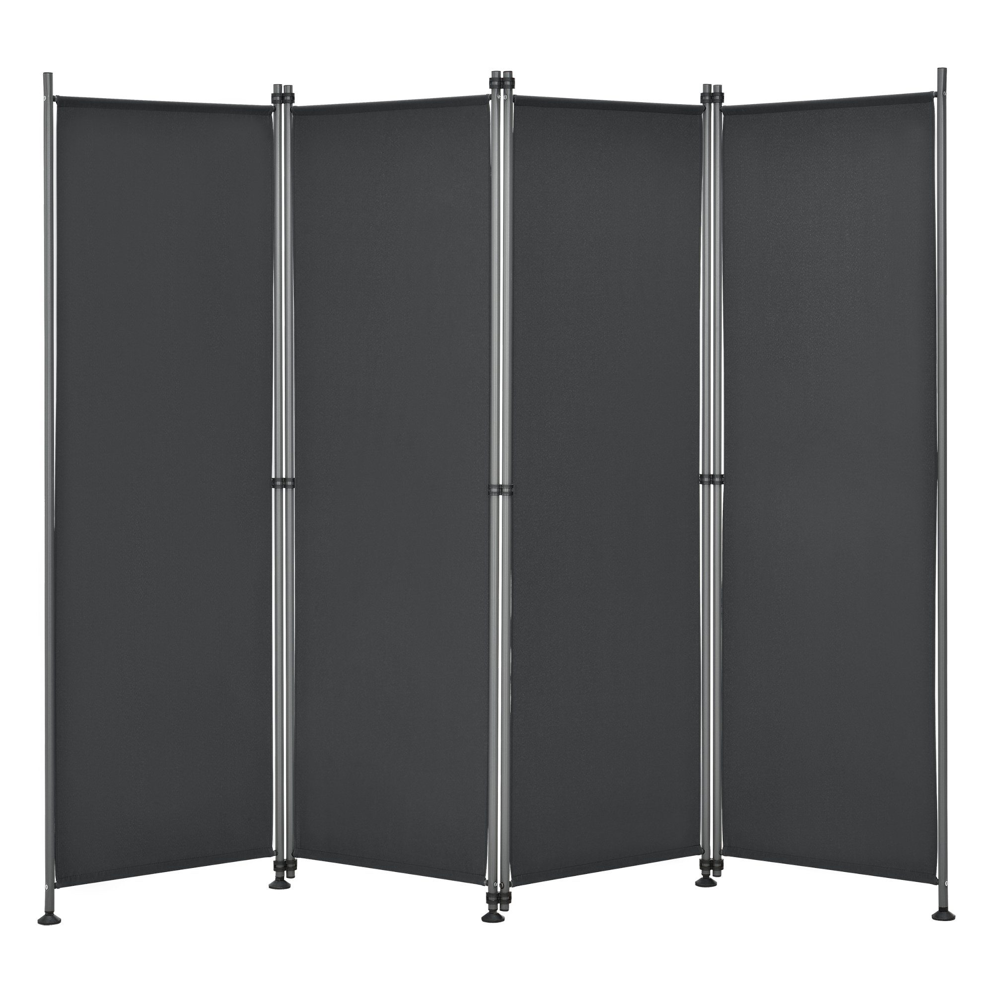 pro.tec Paravent, »Modica« Trennwand Outdoor Sichtschutz 170x215cm Schwarz