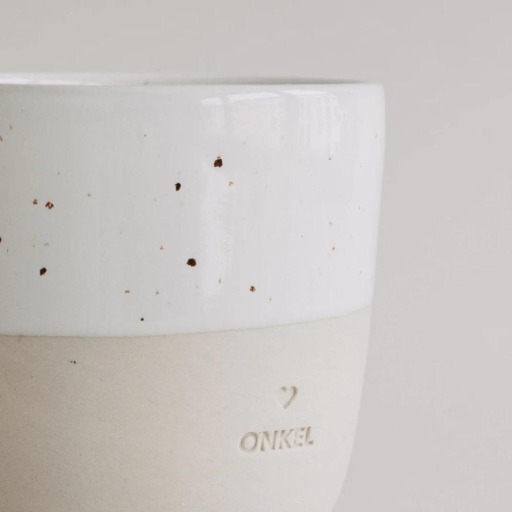 Eulenschnitt Tasse Becher Onkel