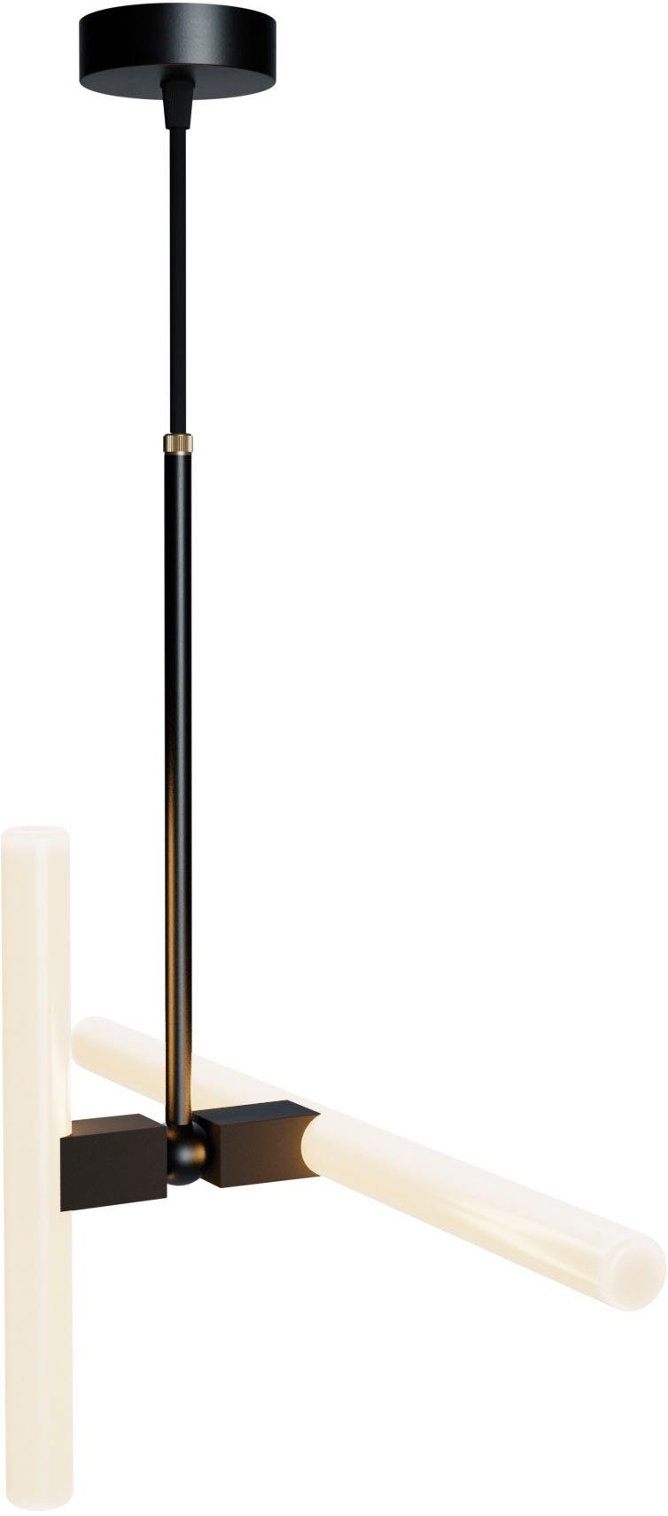 SEGULA Pendelleuchte Syntax, ohne Leuchtmittel, Stylisher Minimalismus, schwarzes Metall