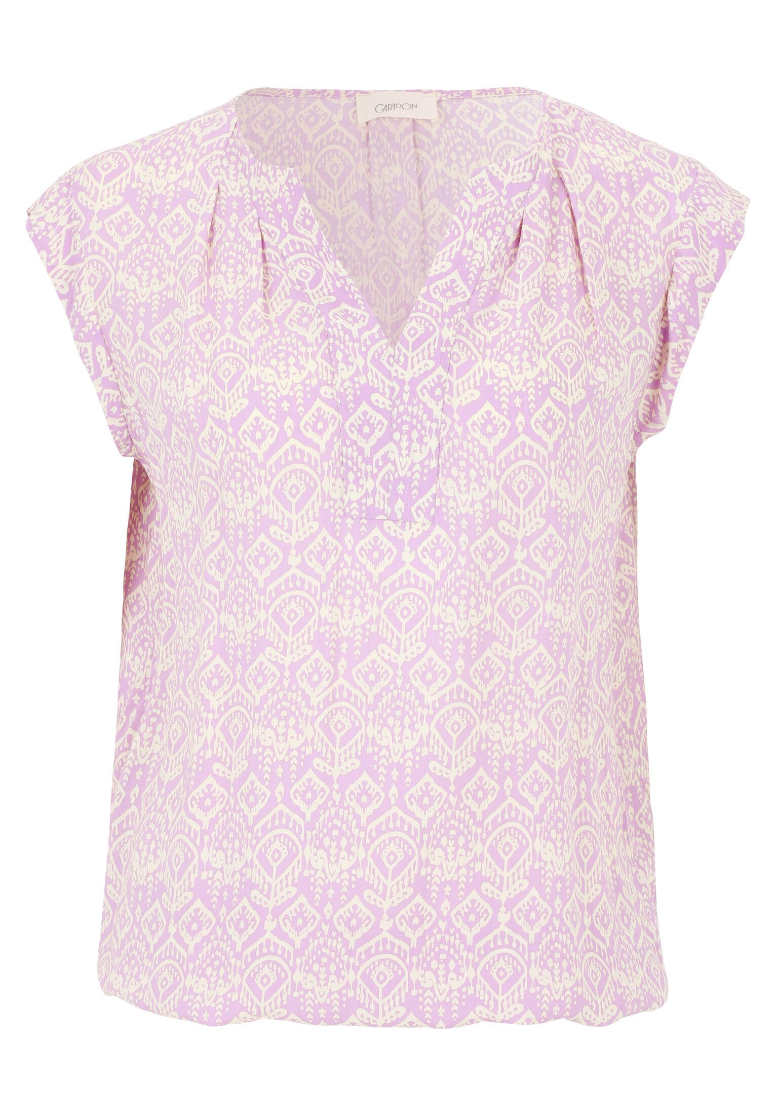 Cartoon Schlupfbluse Damen mit Muster