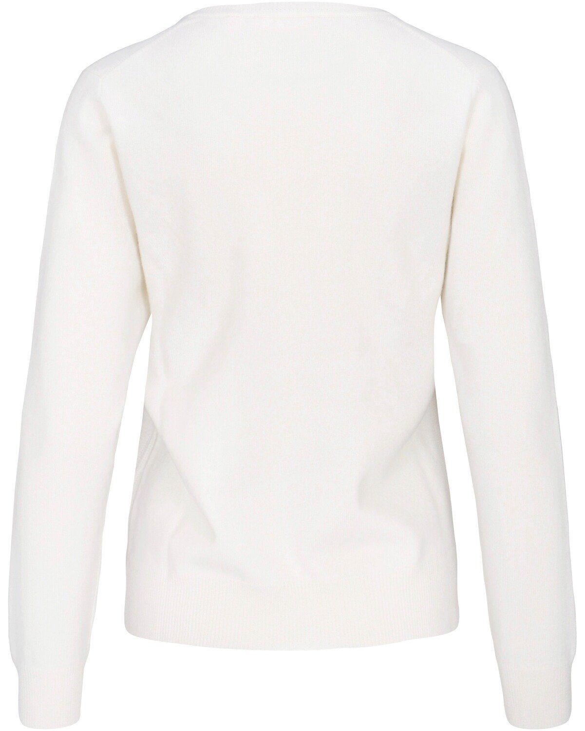 Brigitte Offwhite Schönfels Kaschmir Rundhalspullover Strickpullover von