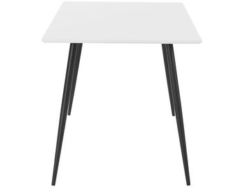 loft24 Essgruppe Dale/Benji, (5-tlg., Esstisch mit 4 Stühlen), Esstisch 140 cm, FSC®-zertifiziert, Sitzhöhe 48,5 cm