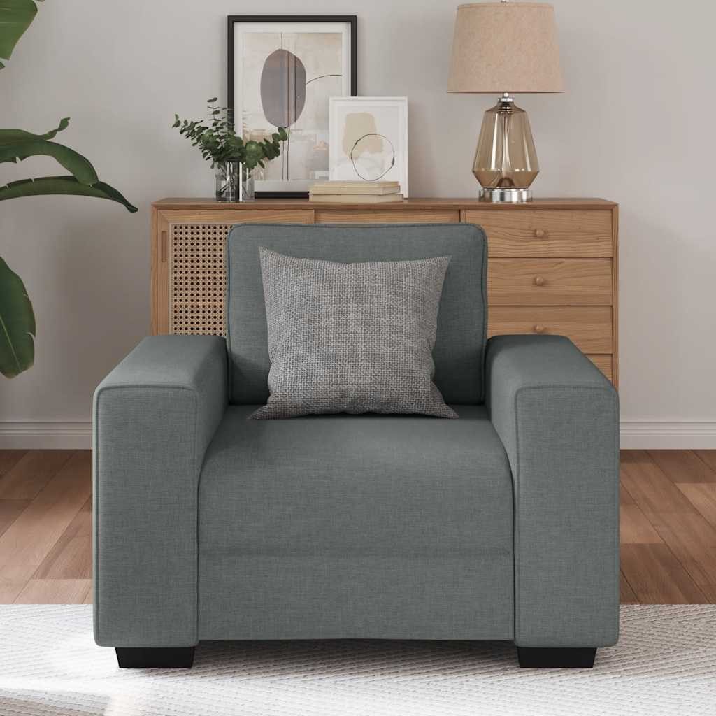 vidaXL Sofa Sessel Dunkelgrau 60 cm günstig online kaufen