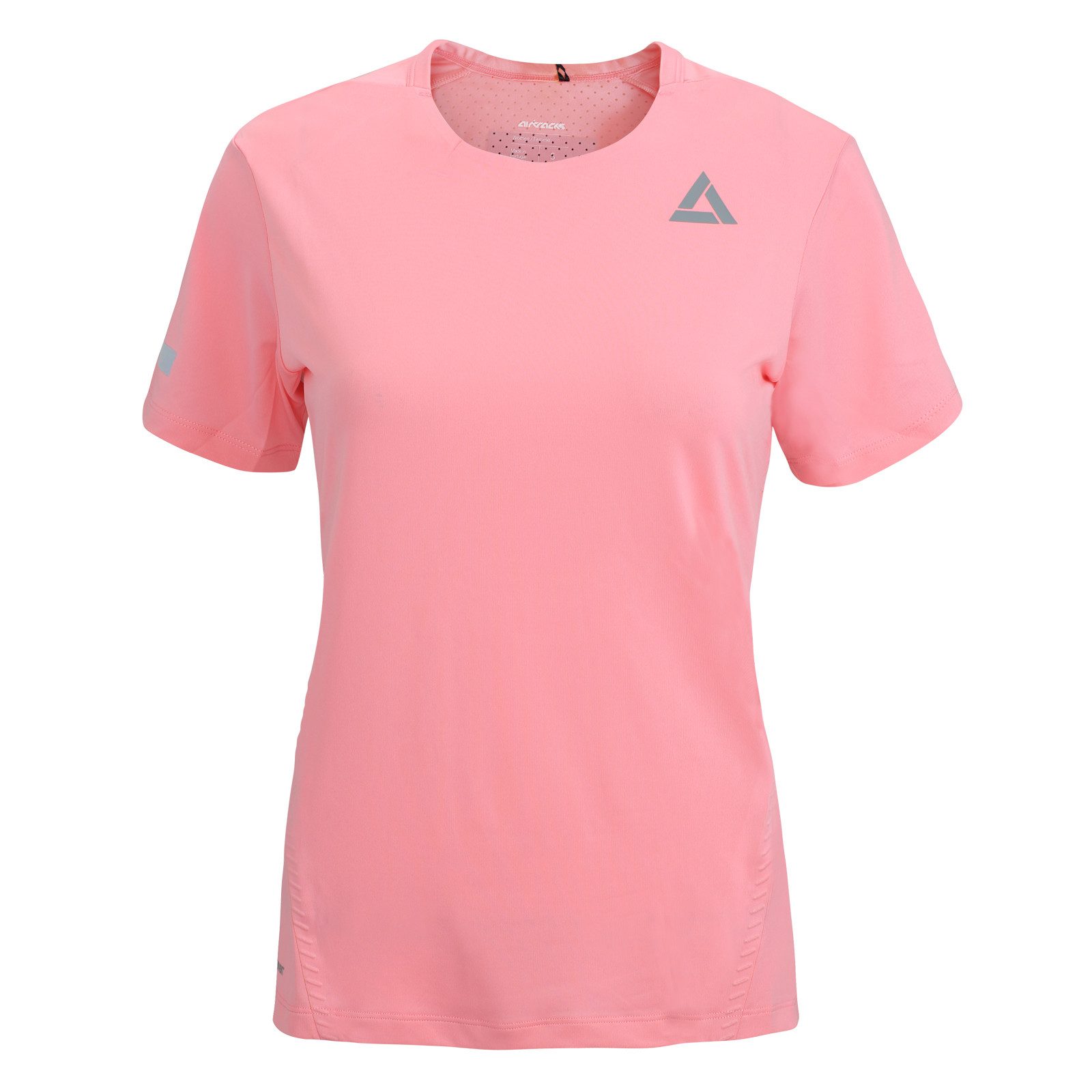 Airtracks Laufshirt Damen Funktions Laufshirt Kurzarm Pro Line (Funktionsshirt mit optimalem Tragekomfort Atmungsaktiv, Quick Dry Funktion) < XS S M L XL XXL >