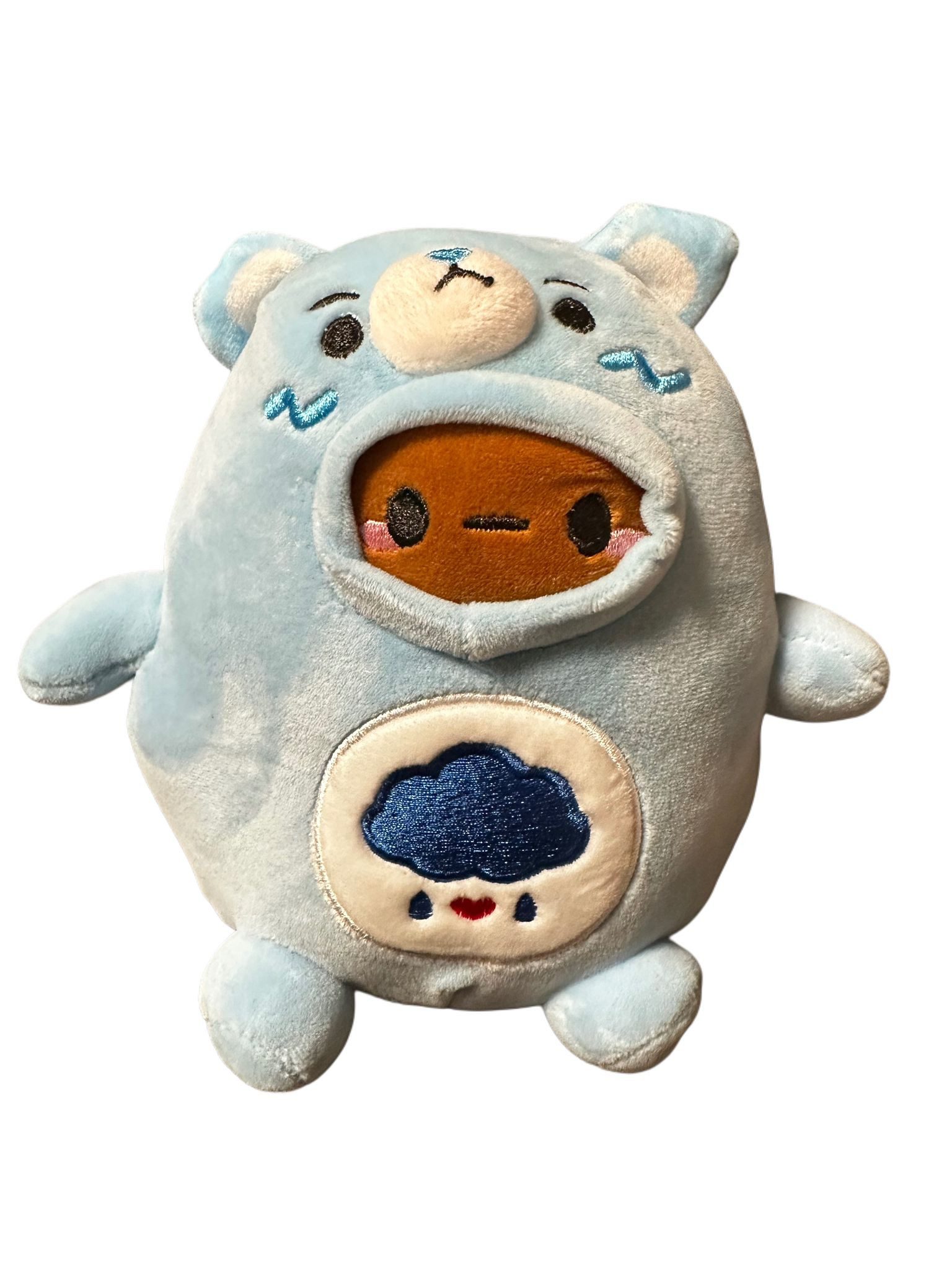 Kawaii Kuscheltier Kawaii Glücksbärchi Kuscheltier Plüsch 17 Plüsch Brumm Bärchi blau (1-St), Glücksbärchi Plüschtier Kuscheltier Figur Plüschtier
