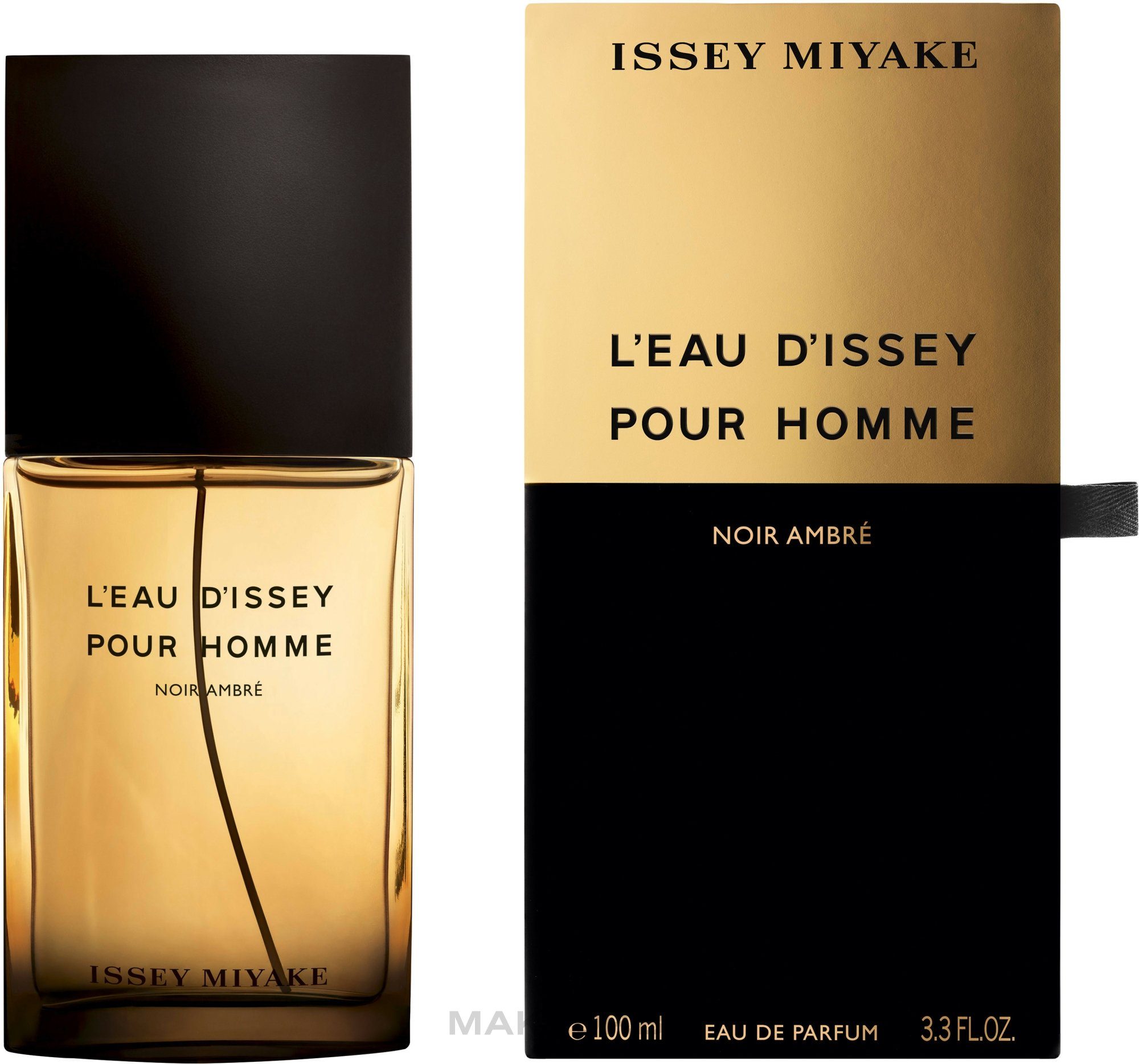Issey Miyake Eau Parfum l'Eau Noir pour Homme d'Issey Ambre de