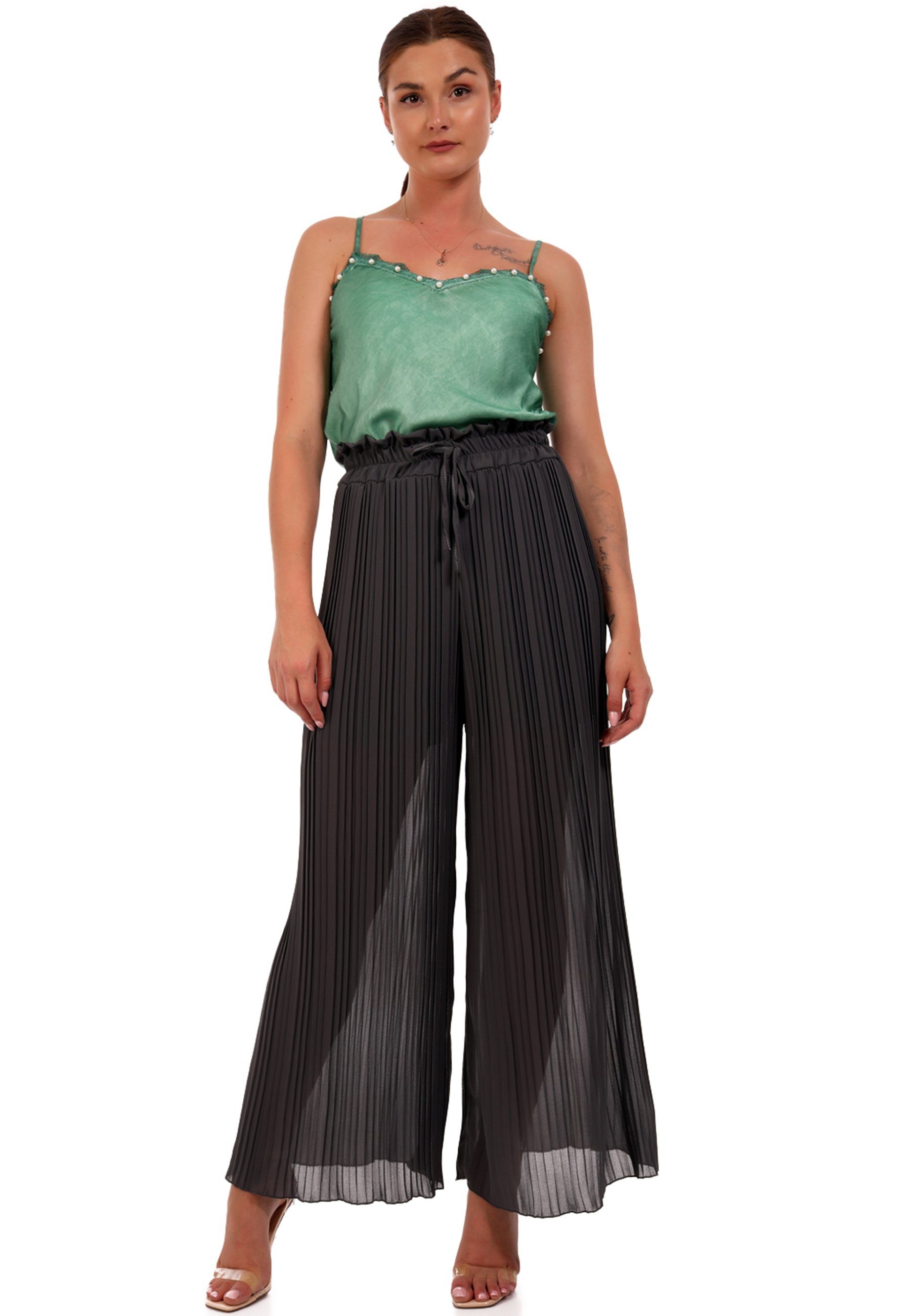 YC Fashion & Style Schlupfhose Plissee günstig online kaufen