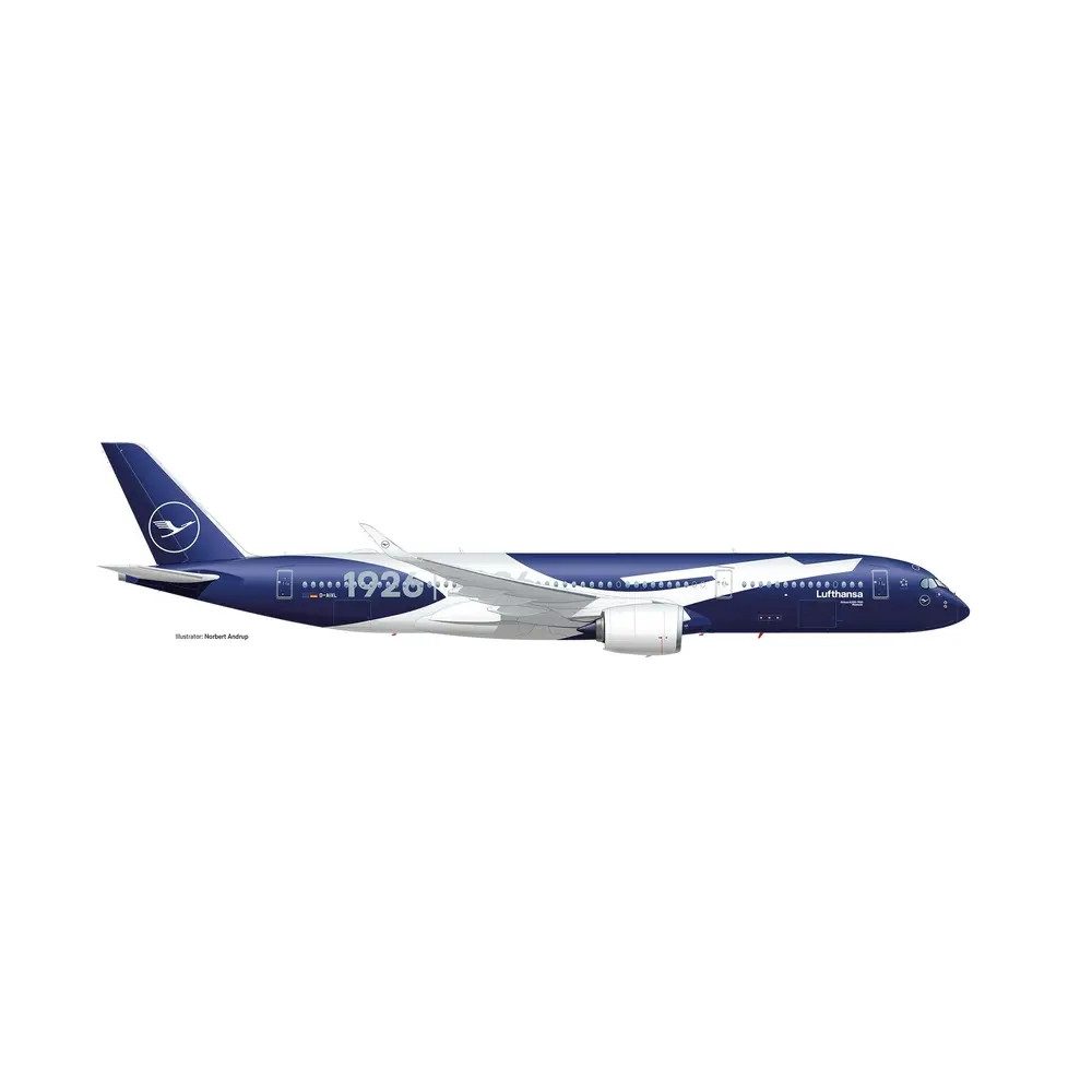 Herpa Modellflugzeug herpa - Lufthansa Airbus A350-900 ''100 Jahre''