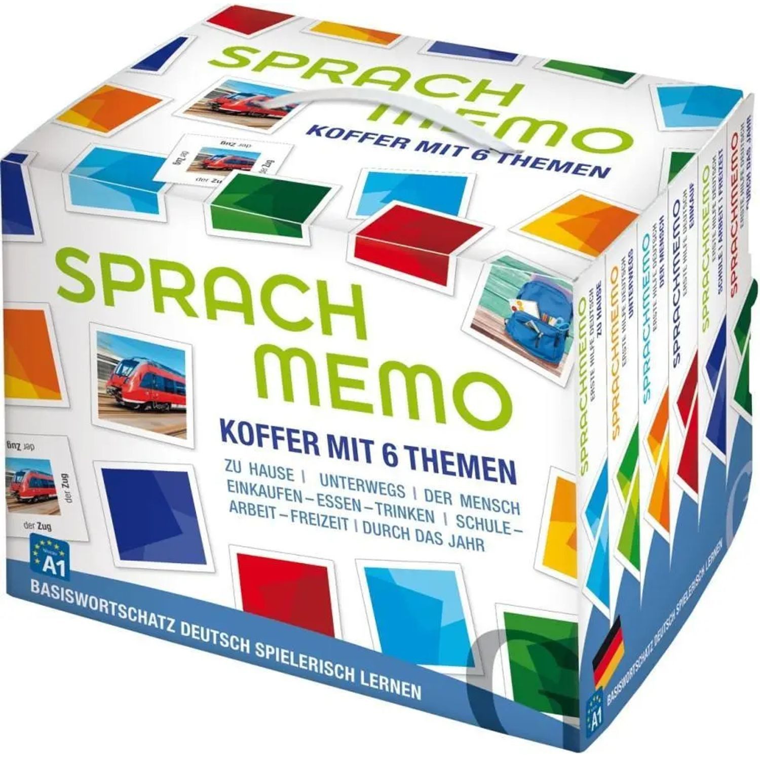 Hueber Verlag Spiel Sprachmemo Deutsch: Koffer mit 6 Themen