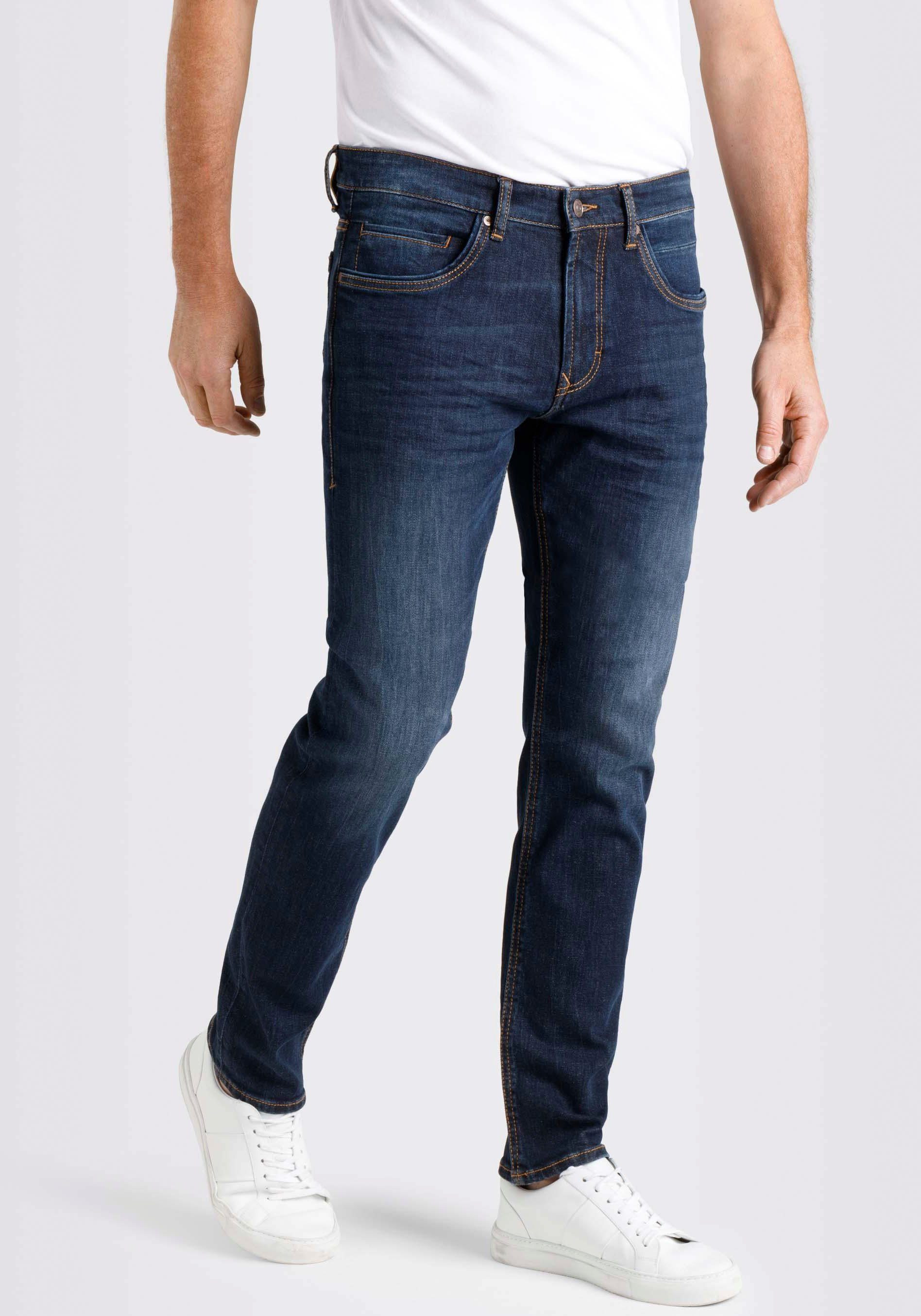 blue MAC used Straight-Jeans dark Pipe Arne