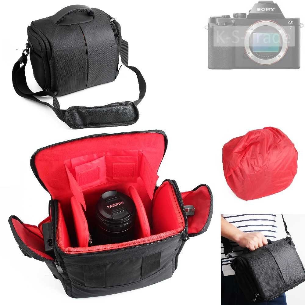 K-S-Trade Kameratasche für Sony A7, Kameratasche Fototasche Schultertasche Zubehör Tasche einteilbare