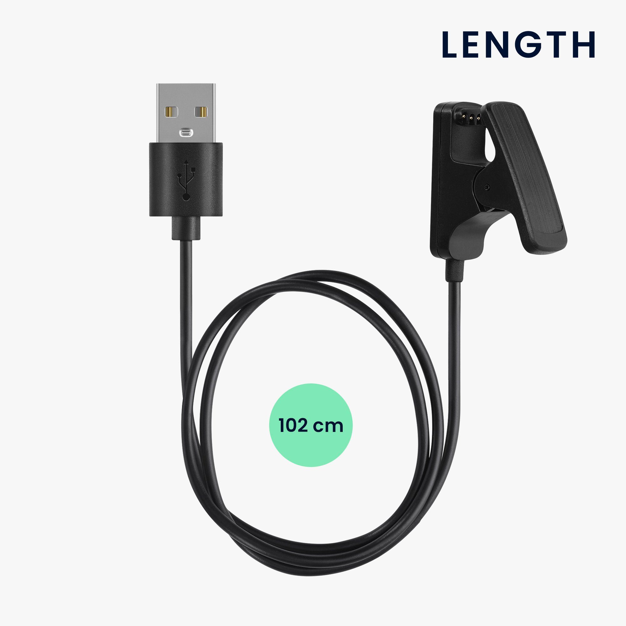 kwmobile Smartwatch Ladekabel für Garmin MARQ (Not for MARQ2) Smartphone-Ladegerät (1-tlg., USB Ladekabel für Smartwatch Aufladekabel - Fitnesstracker Ersatzkabel)