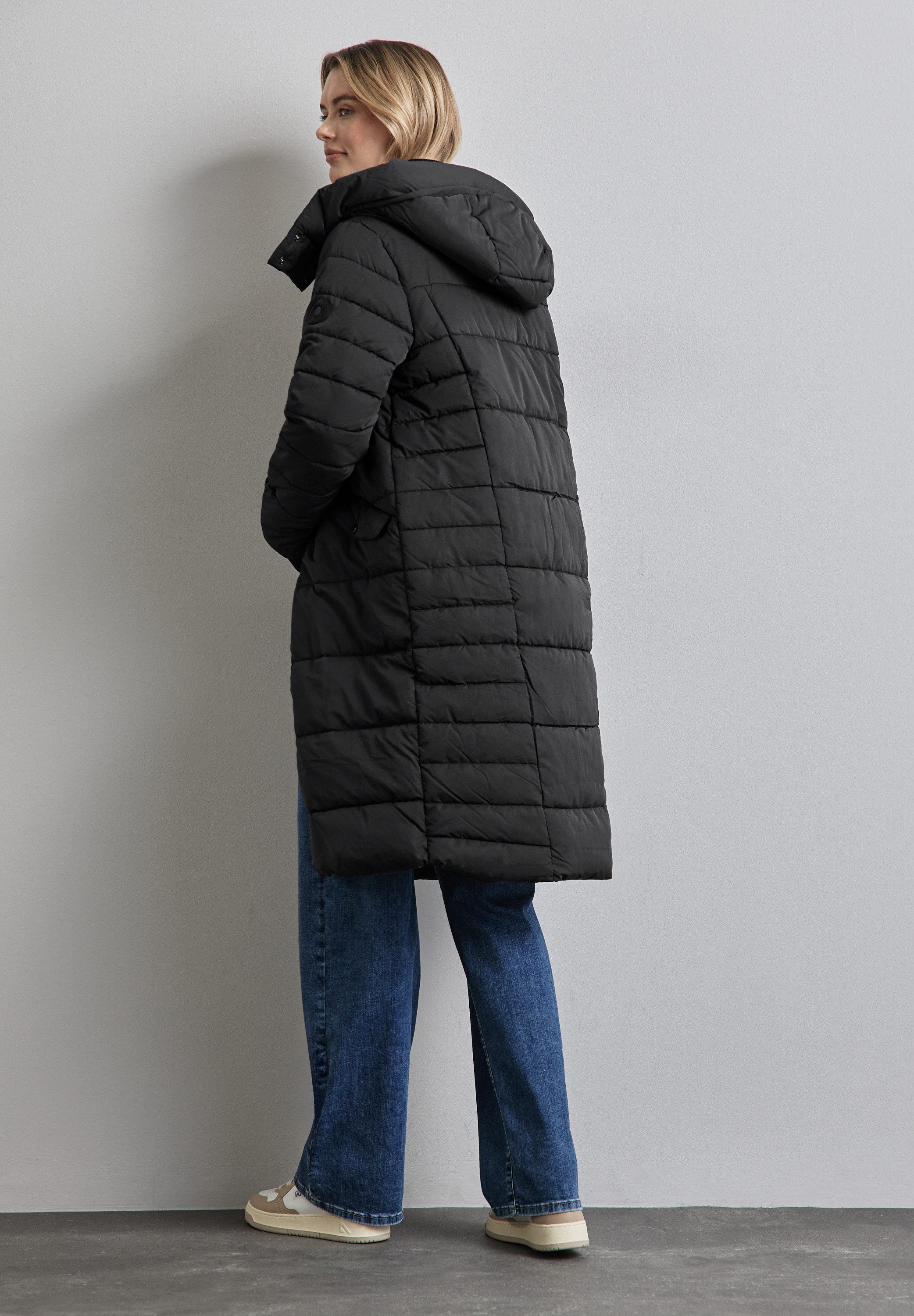 STREET ONE Winterjacke mit abnehmbarer Kapuze günstig online kaufen