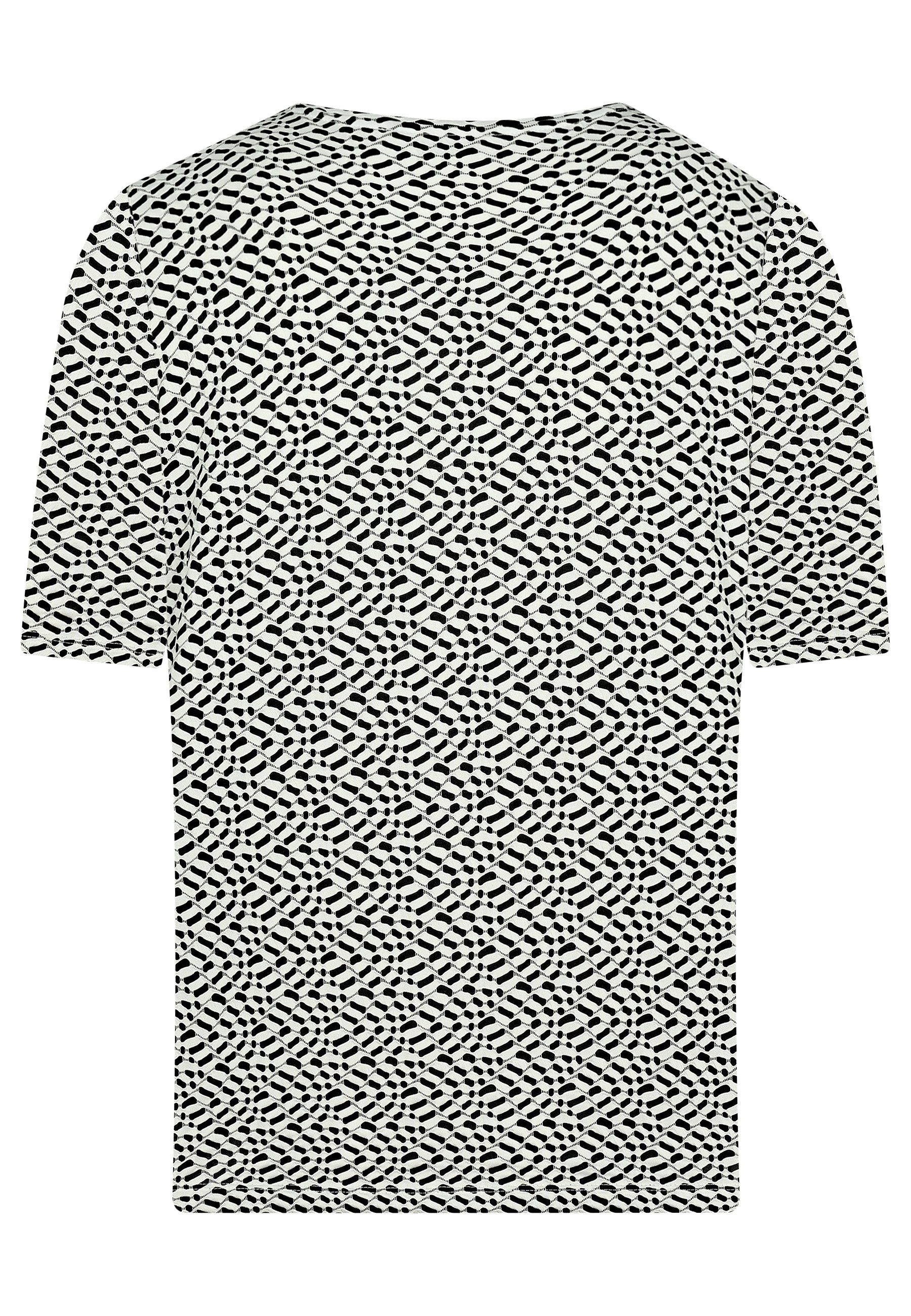 elanza T-Shirt Shirt Structure - 21/black-white günstig online kaufen
