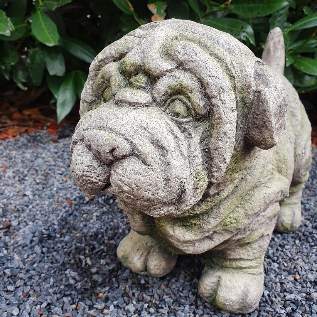 25 Figur Gartenfigur Aspinaworld cm Mops wetterfest Hunde