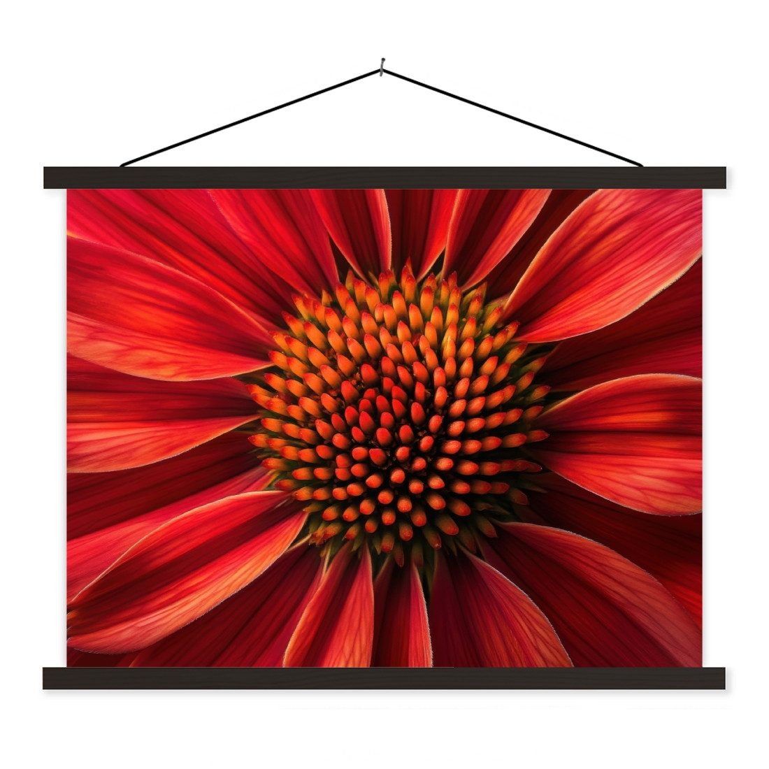 Poster Nahaufnahme - Blume - Rot