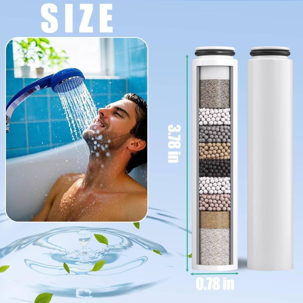 FELIXLEO Duschbrause 2er Pack Filter für günstig online kaufen