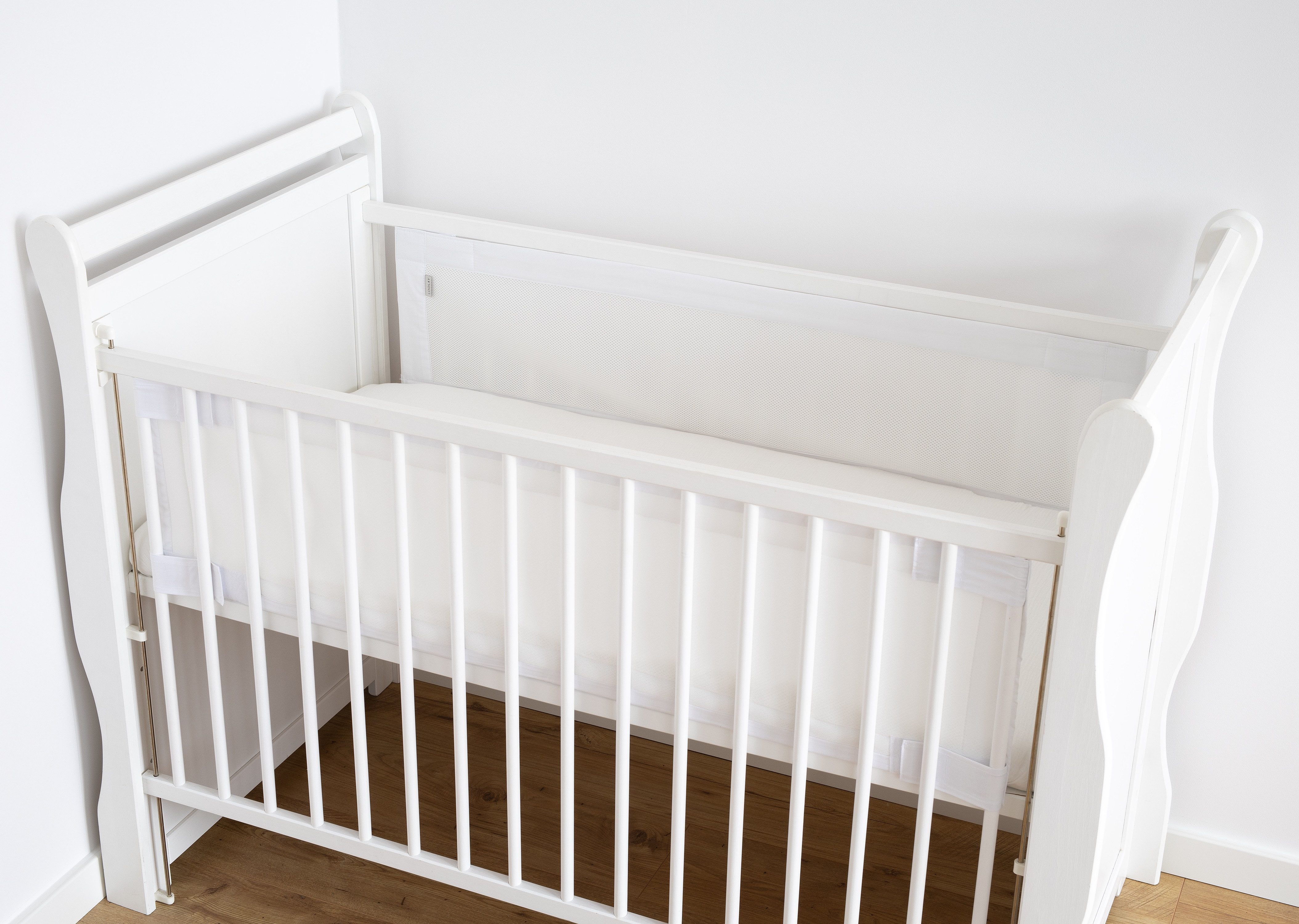 Loolay Bettnestchen WEIß Atmungsaktiv Netzstoff BETTUMRANDUNG für 140 x 70 günstig online kaufen