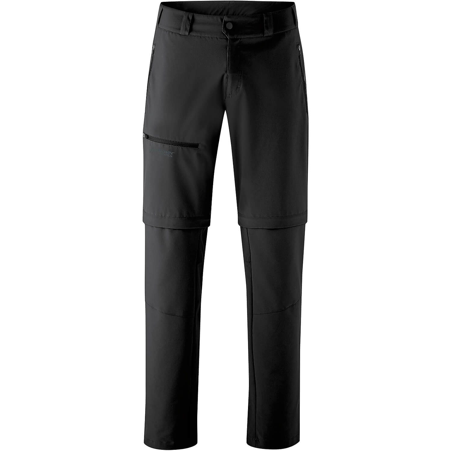 Zip Maier Schwarz Latit Sports Outdoorhose Zip-off-Hose