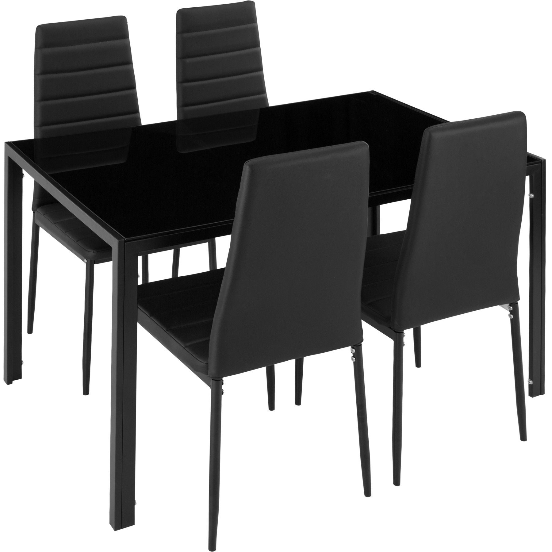 tectake Sitzgruppe »Essgruppe Berlin 4+1«, (5-tlg., Set aus Stühlen und  Esstisch) online kaufen | OTTO