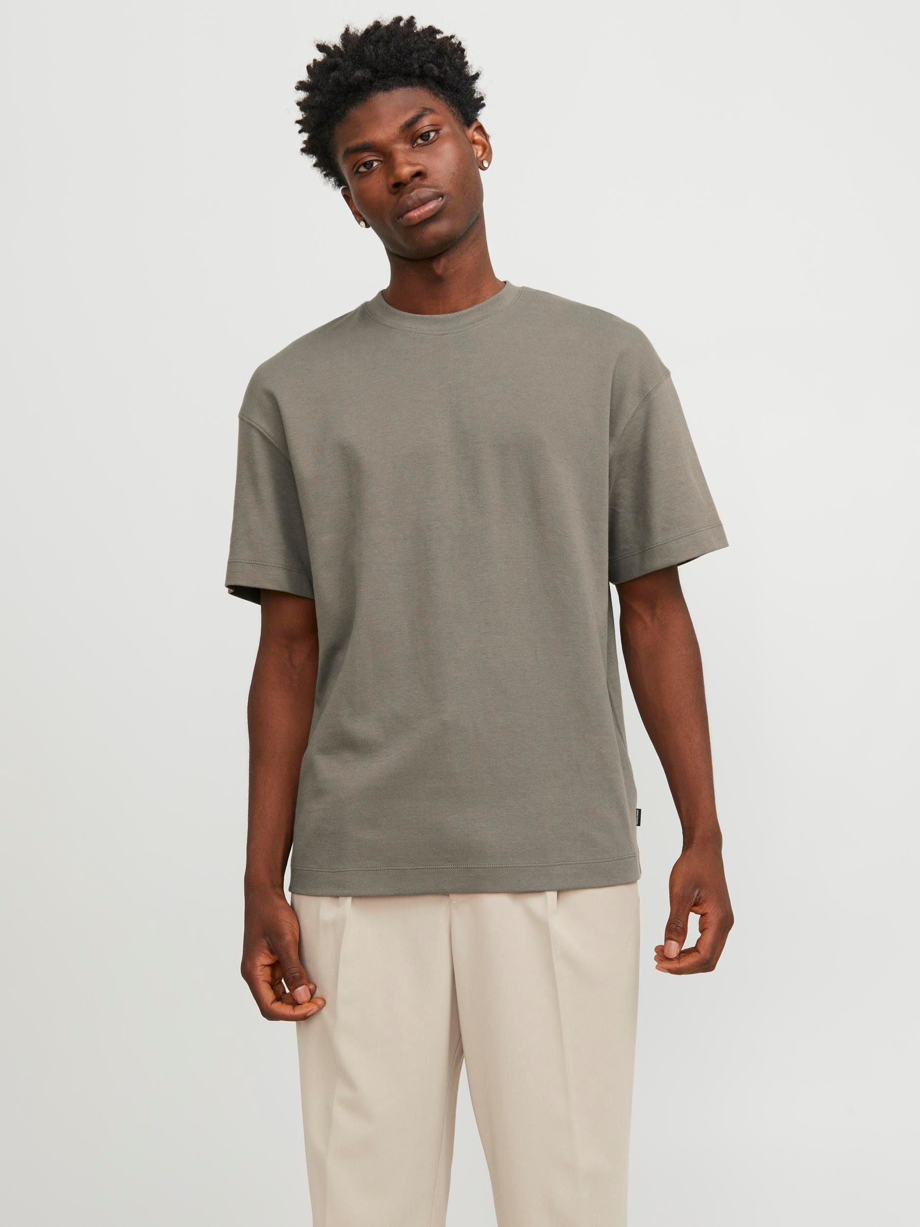 Jack & Jones Rundhalsshirt JJEURBAN EDGE TEE SS O-NECK NOOS Bungee Cord