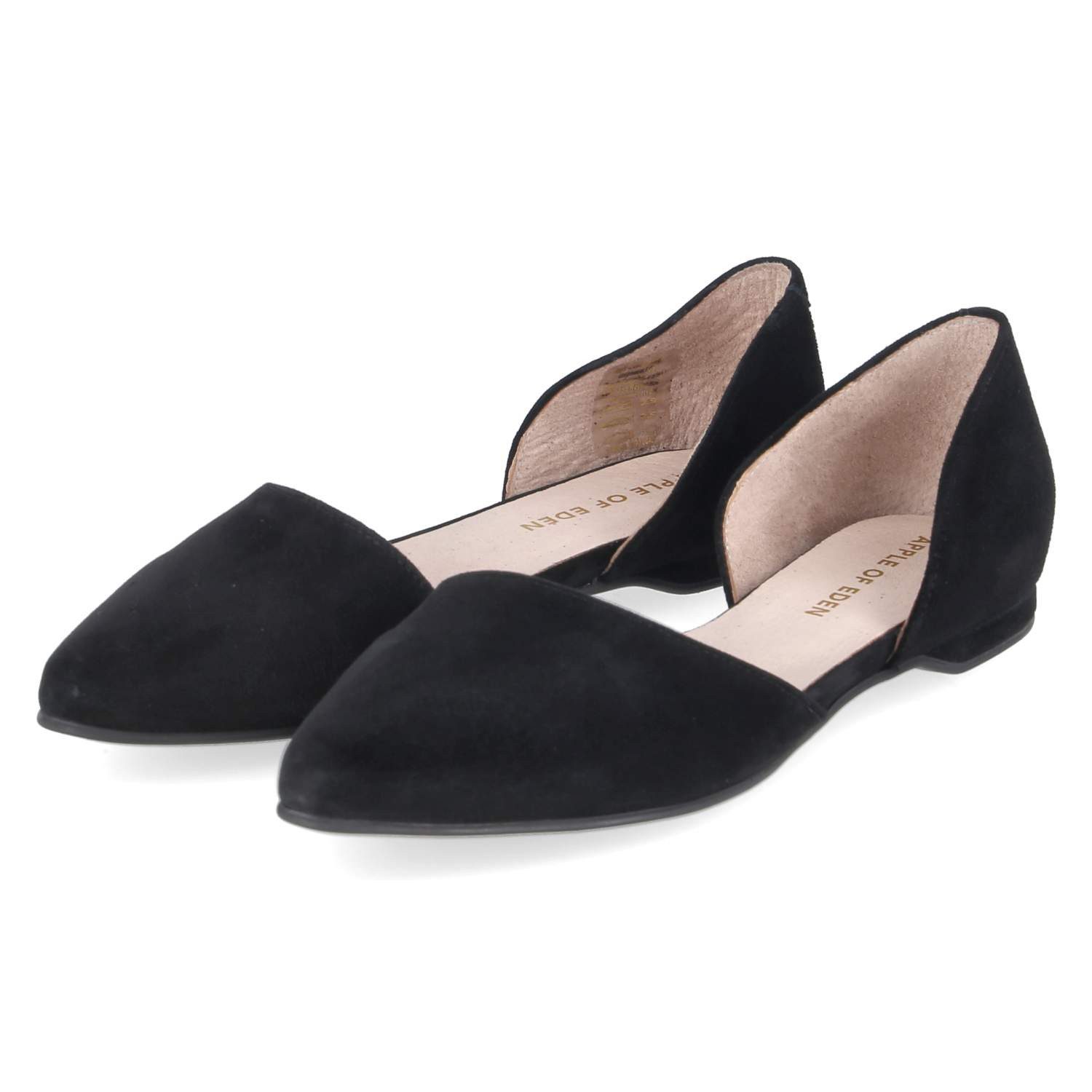 Apple of Eden Apple of Eden BLONDIE 1 black Damen Rauleder black Ballerina
