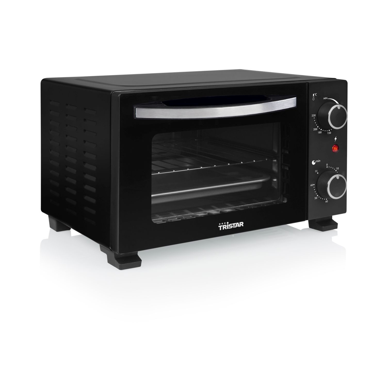Tristar Minibackofen Tristar OV-3610 Mini-Ofen – Kompakt, Sicher und Vielseitig Kochen, 10 L - 800W