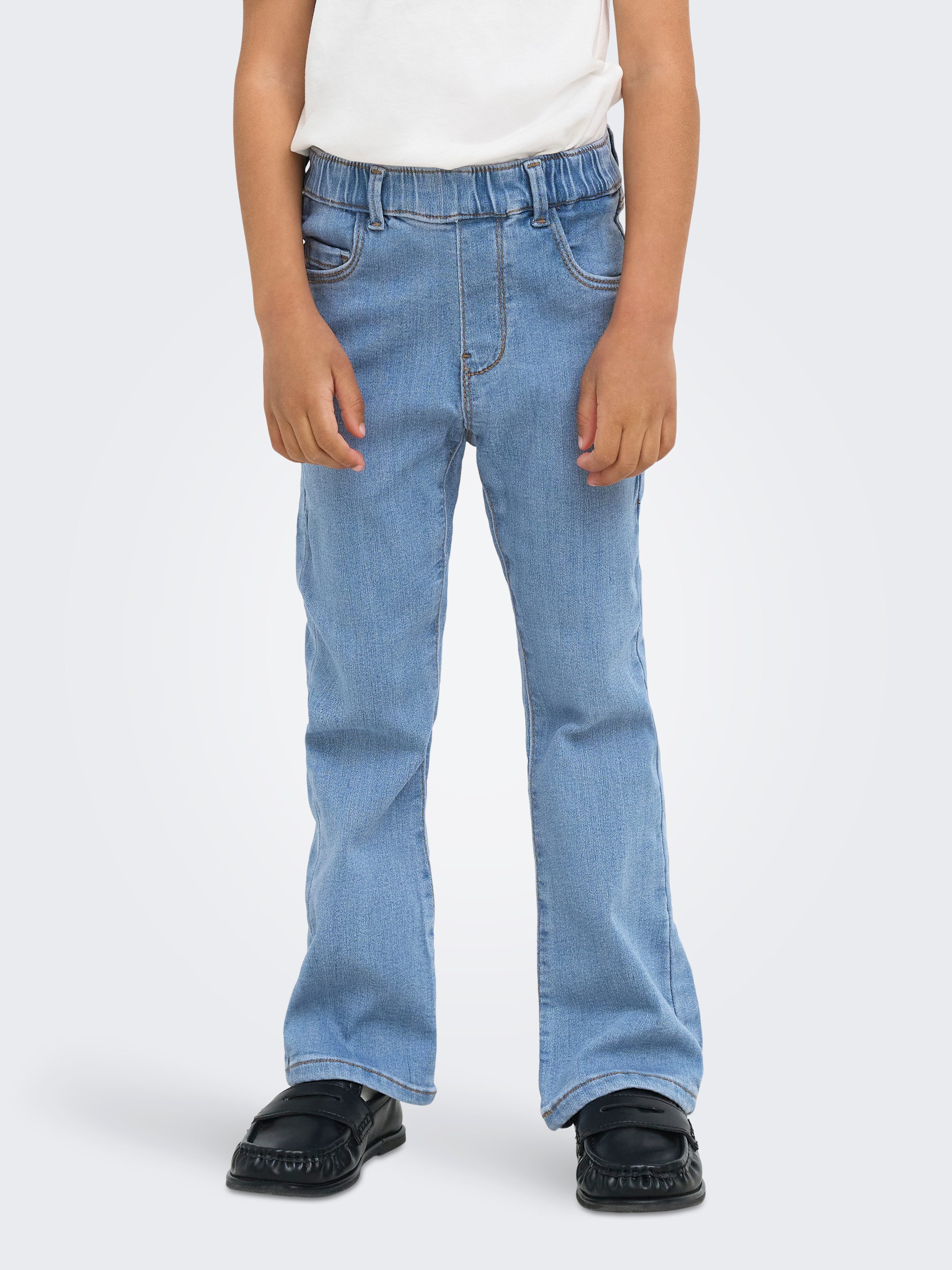 KIDS ONLY Bootcut-Jeans KMGRAIN FLARED ELAST JEANS DNM NOOS