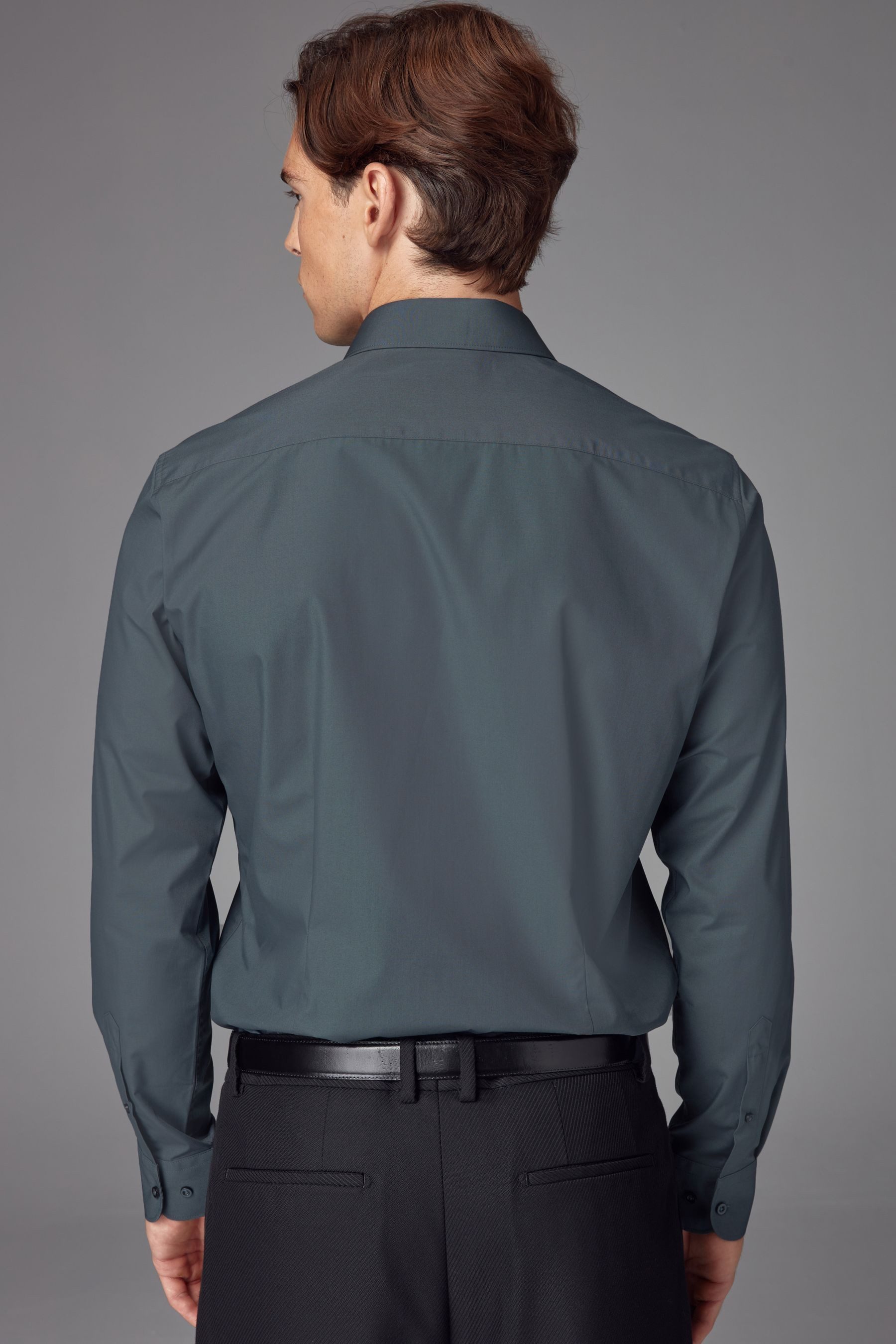 Next Langarmhemd Pflegeleichtes Slim Fit Hemd günstig online kaufen