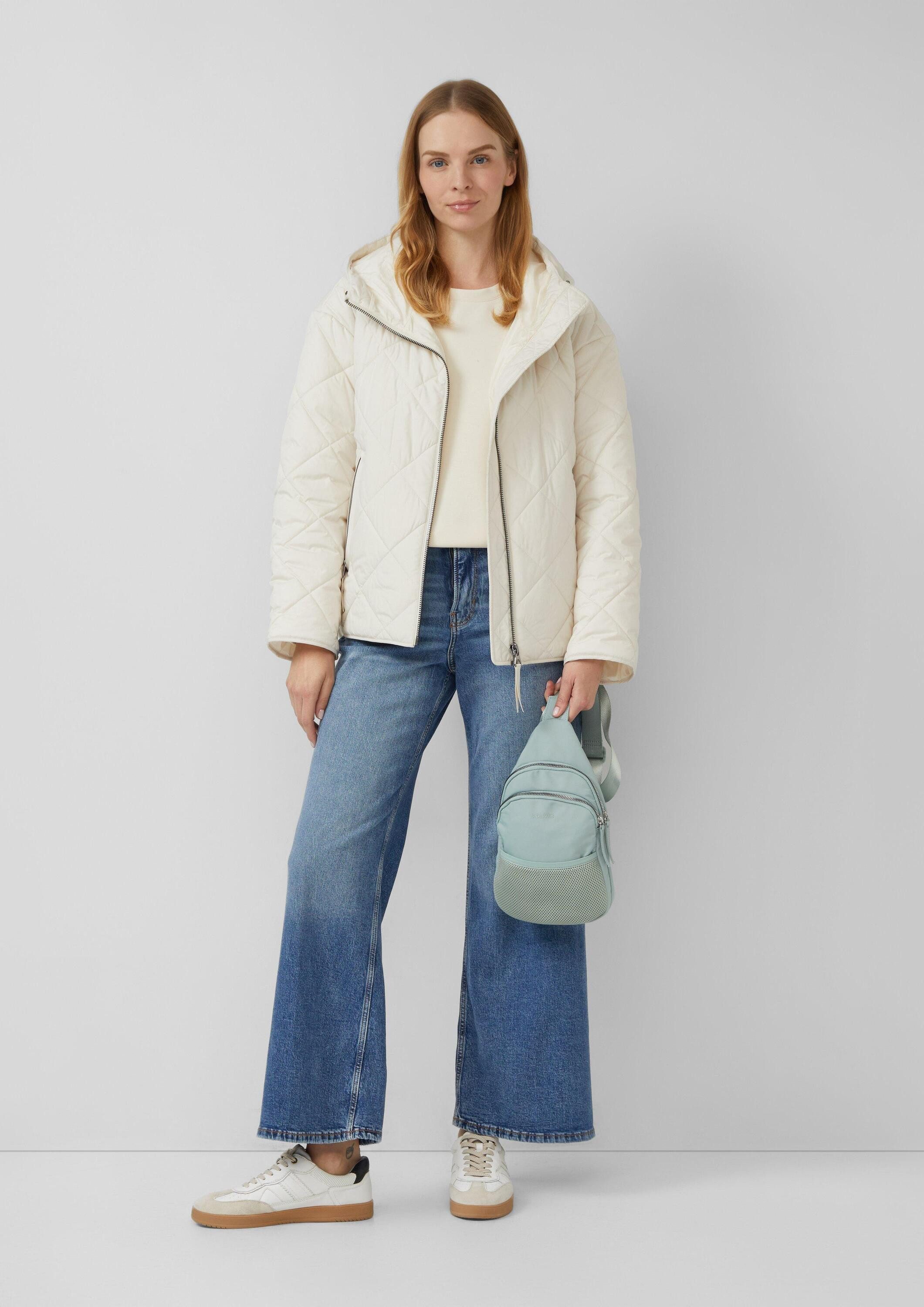 s.Oliver Umhängetasche Tasche, Schultertasche mit aufgesetzter Mesh-Tasche günstig online kaufen