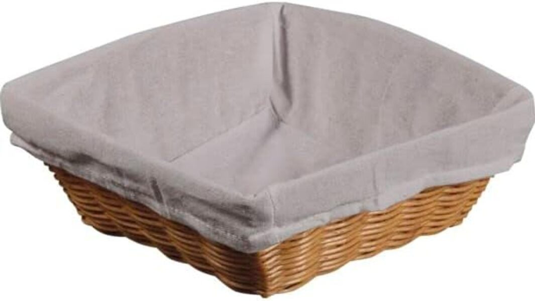 KESPER® Brotkorb Brotkorb, Kunststoff, Braun 24 x 24 x 9 cm, (1-tlg)
