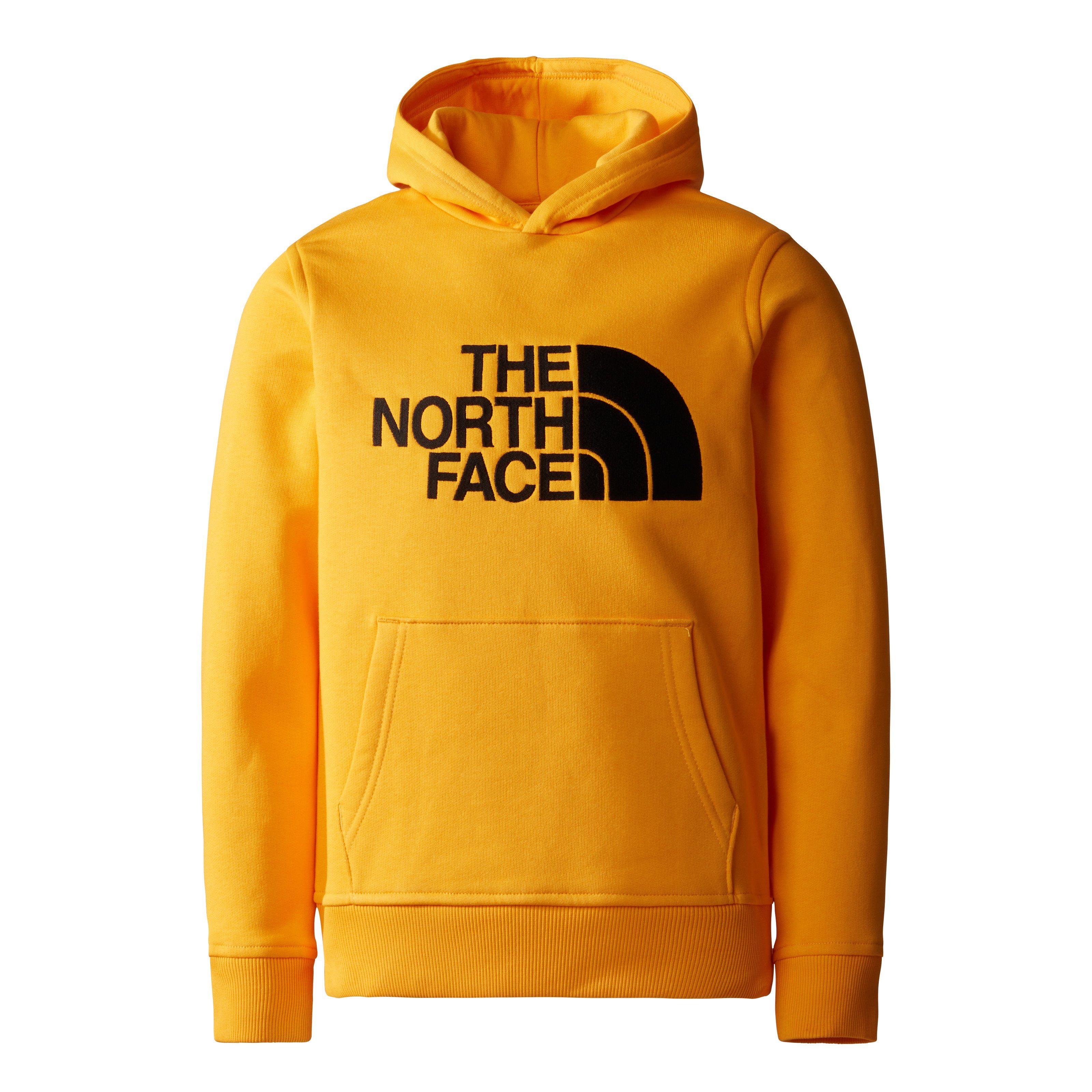 The North Hoodie großer HOODIE PEAK Face - mit KIDS P/O DREW Logostickerei yellow