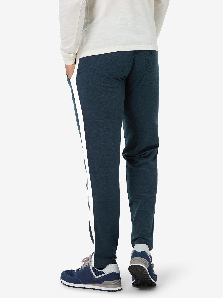SUPER.NATURAL Jogginghose für Herren, Merino COLORADO PANTS casual Design, mit Streifen